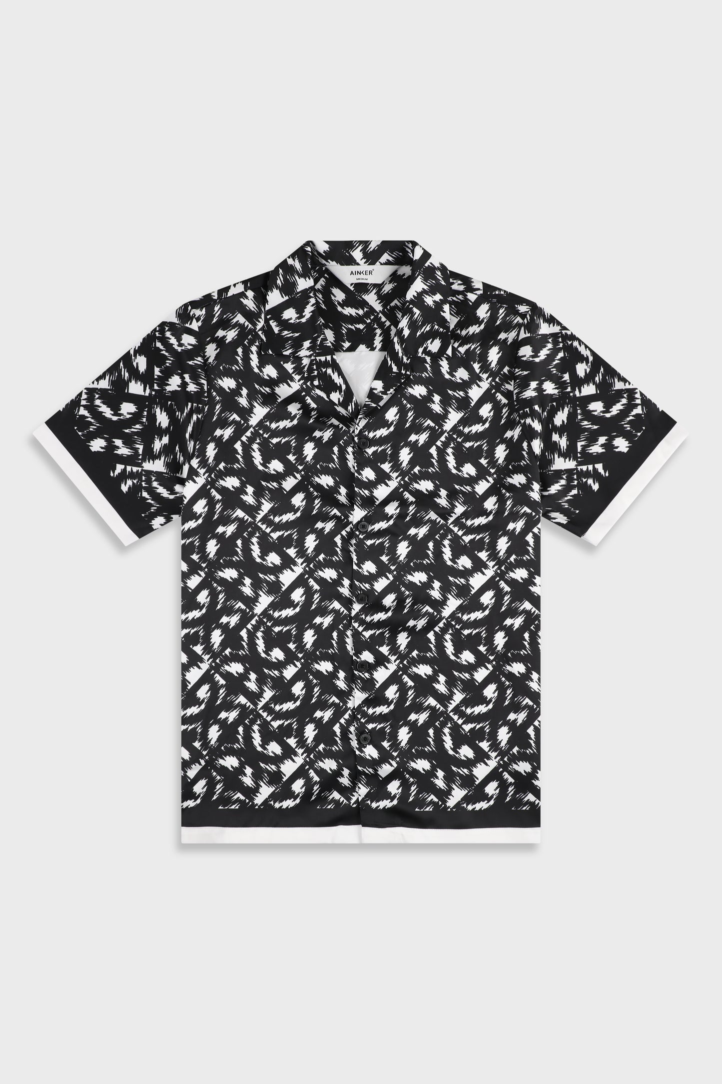 Satin 839 Black Shirt