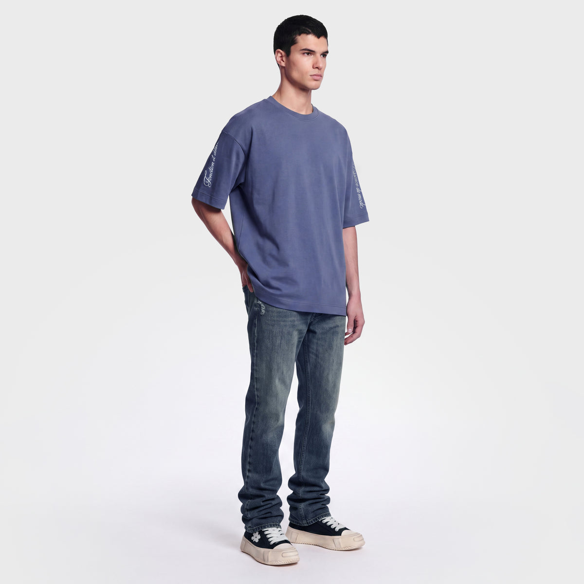 Mercerized 1034 Blue T-Shirt