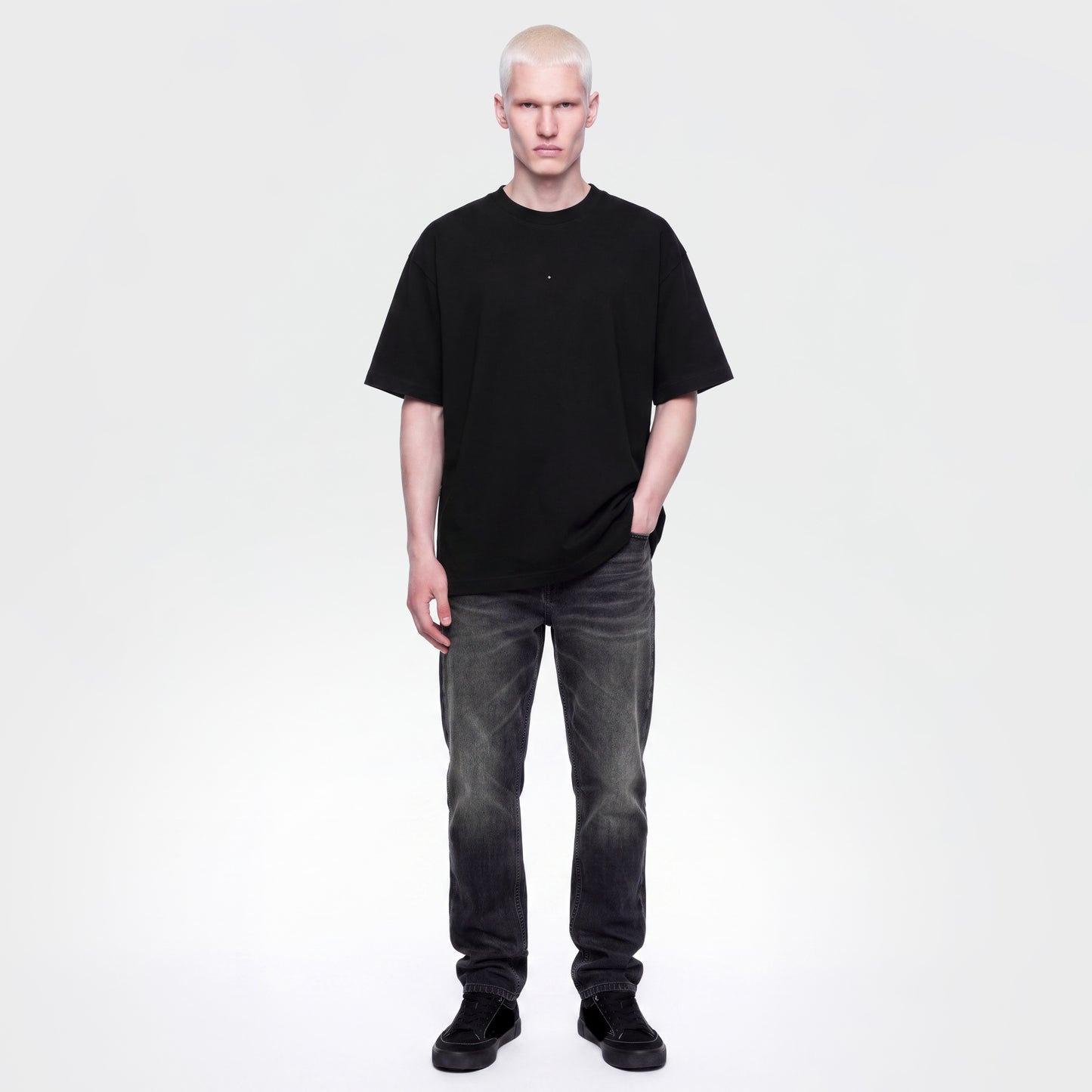 Mercerized 1113 Black T-Shirt