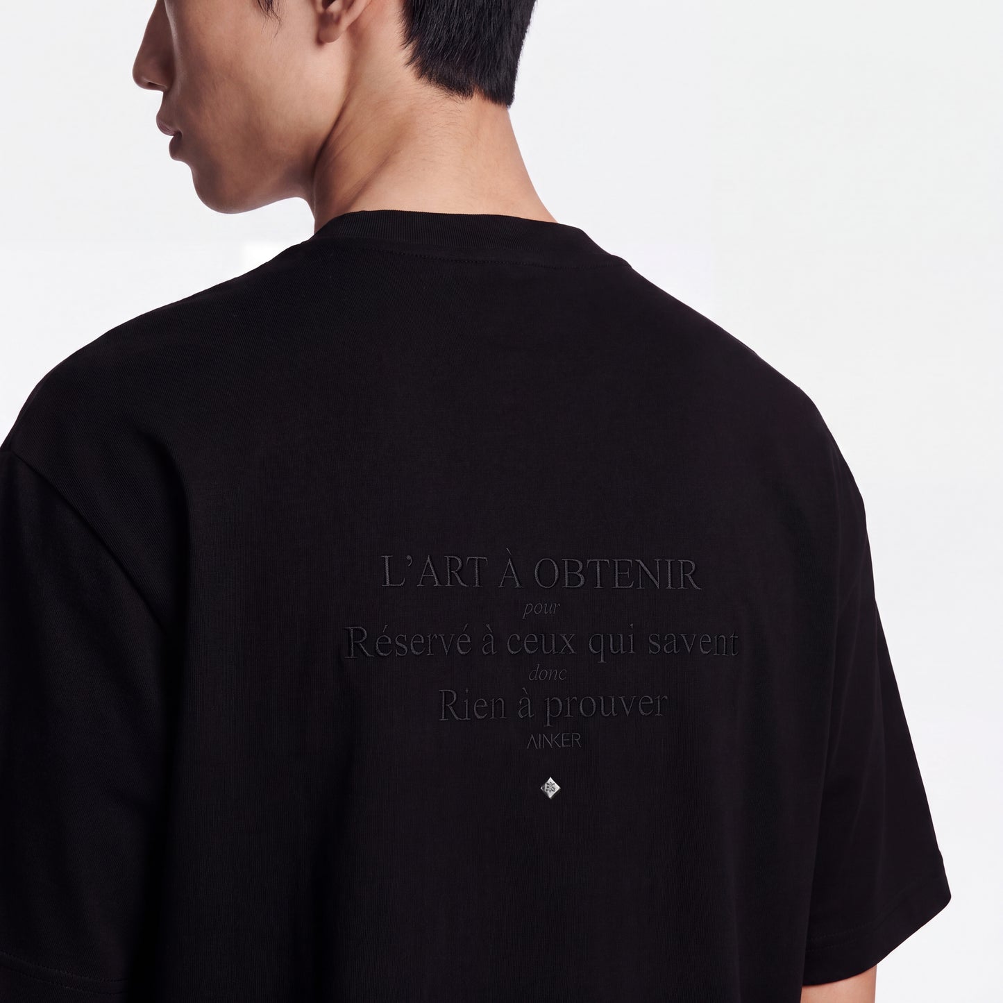 Mercerized 1114 Black T-Shirt
