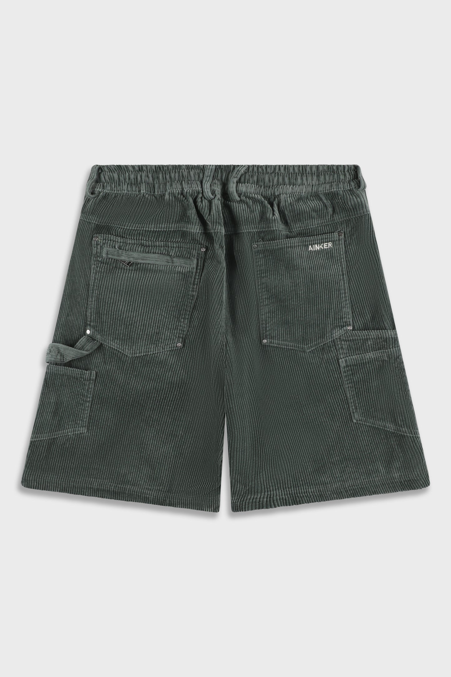 Wash Corduroy 708 Olive Short