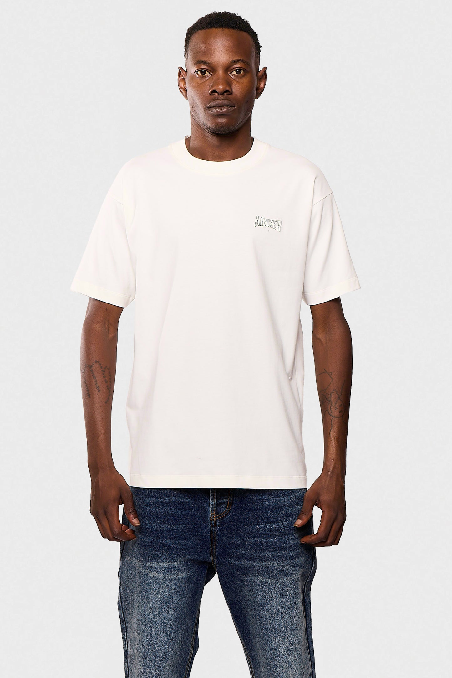 Cotton Wash 717 White T-Shirt