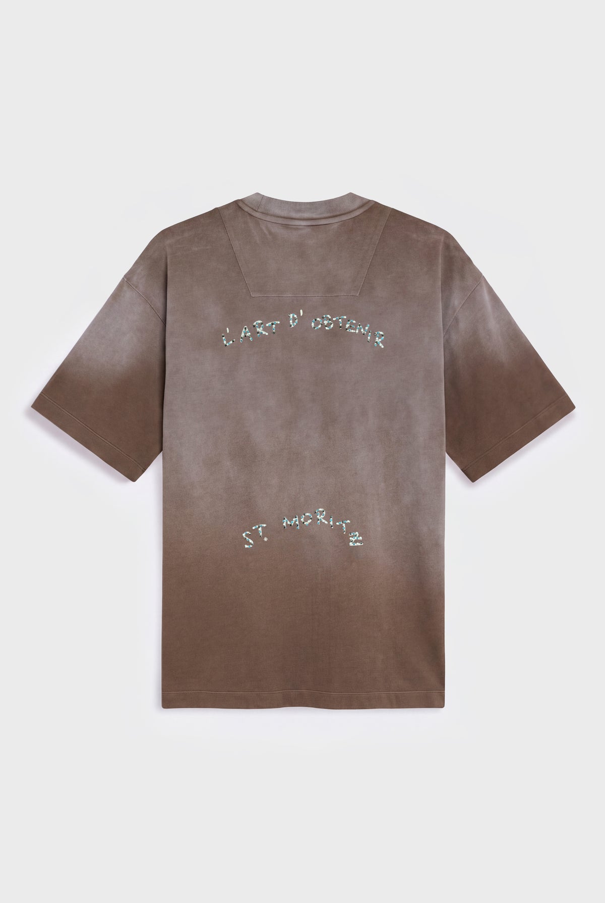 Cotton Wash 1108 Brown T-Shirt