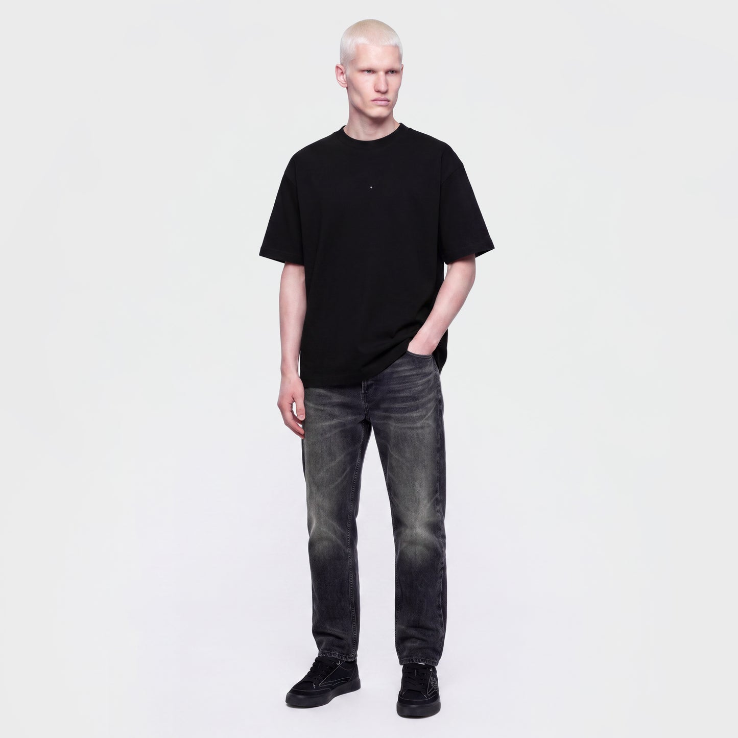 Mercerized 1113 Black T-Shirt