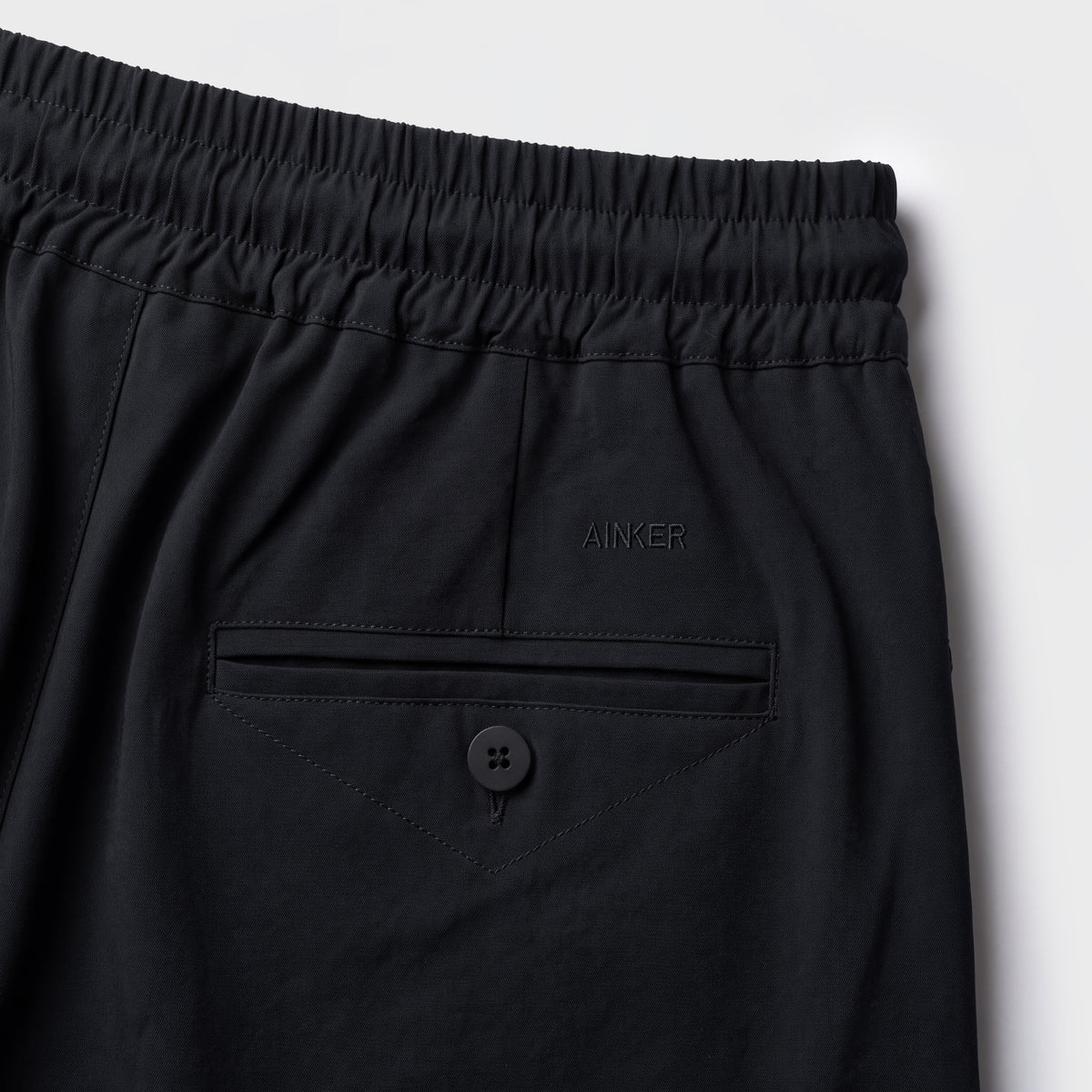 Wool Blend 1081 Black Pant