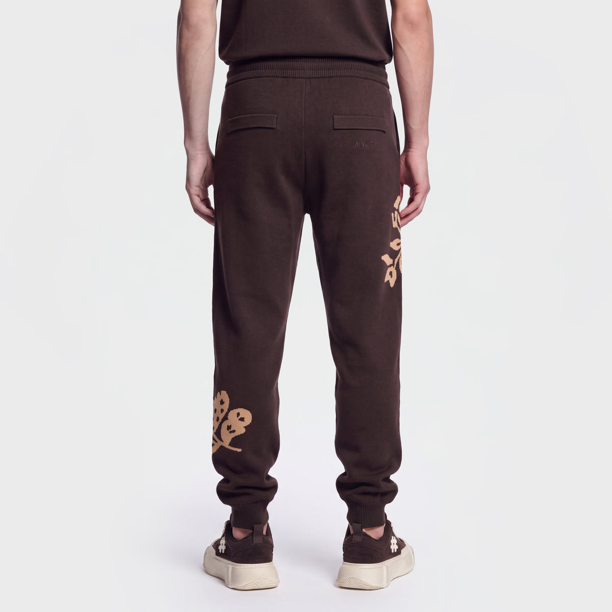 1127 Brown Knit Pant