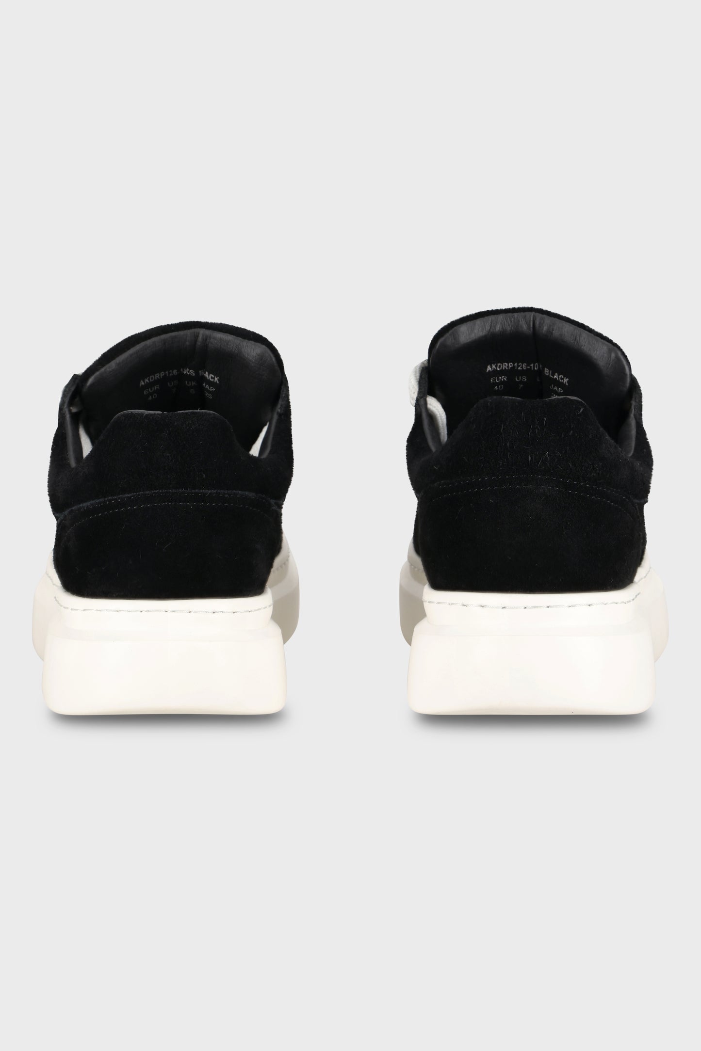 Drop Line Black Suede
