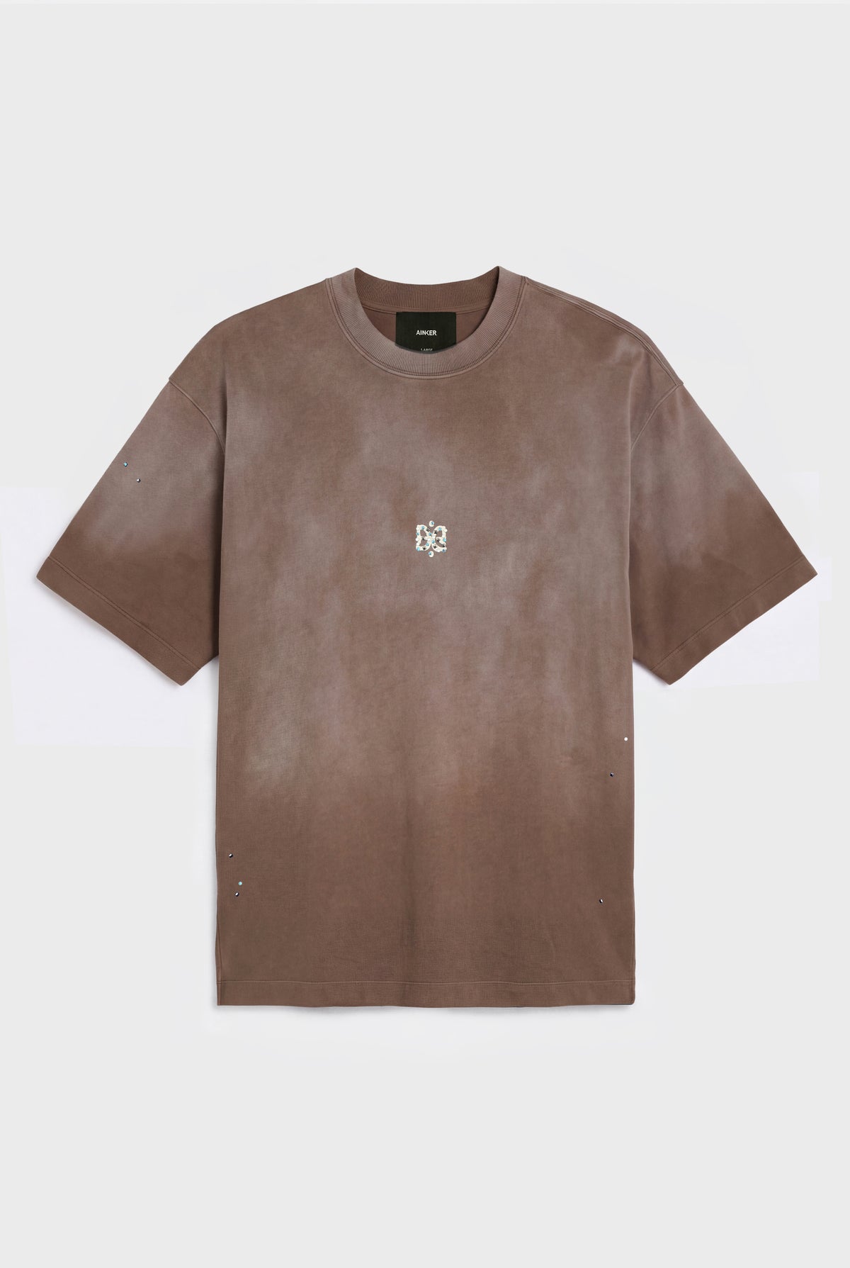 Cotton Wash 1108 Brown T-Shirt