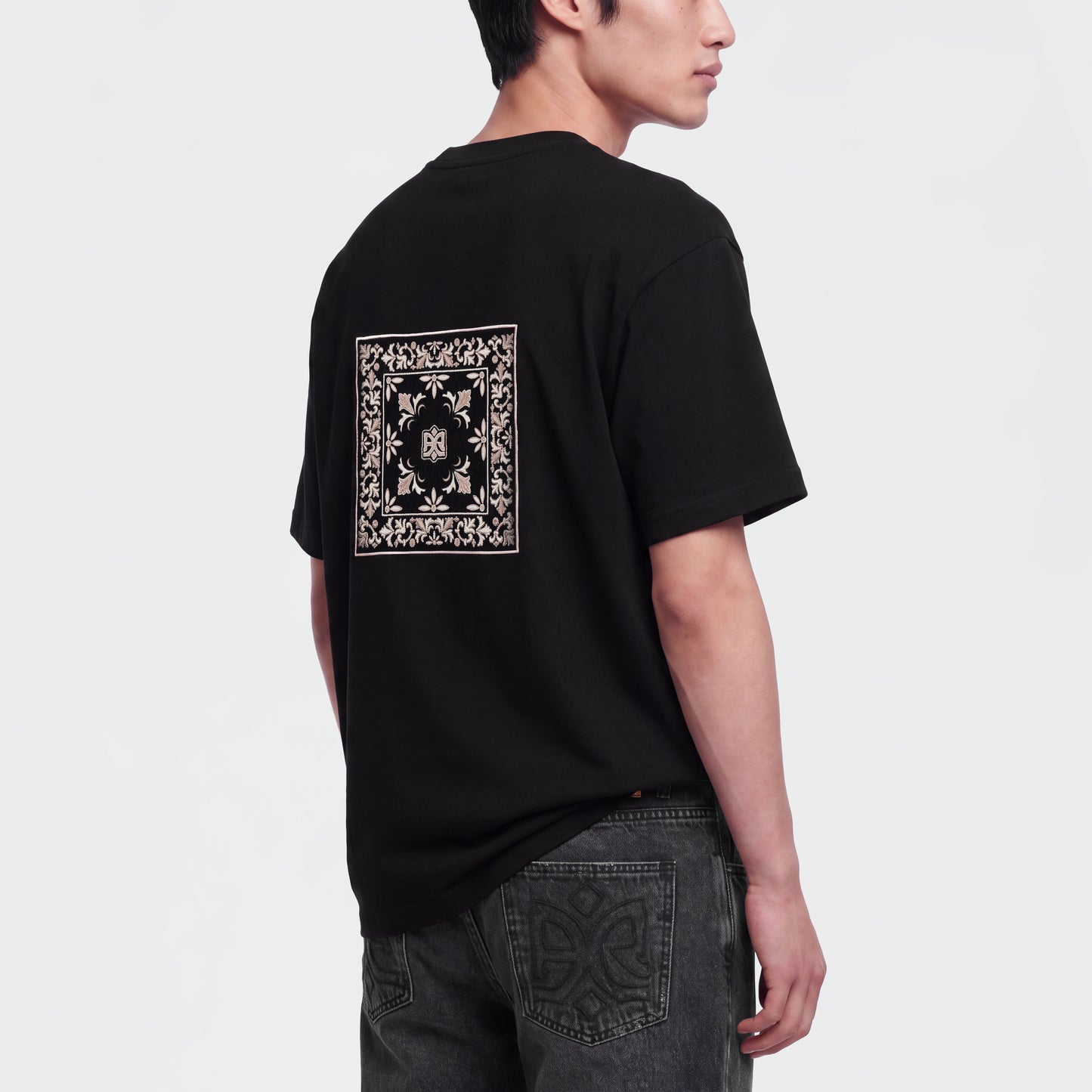 Mercerized 1116 Black T-Shirt