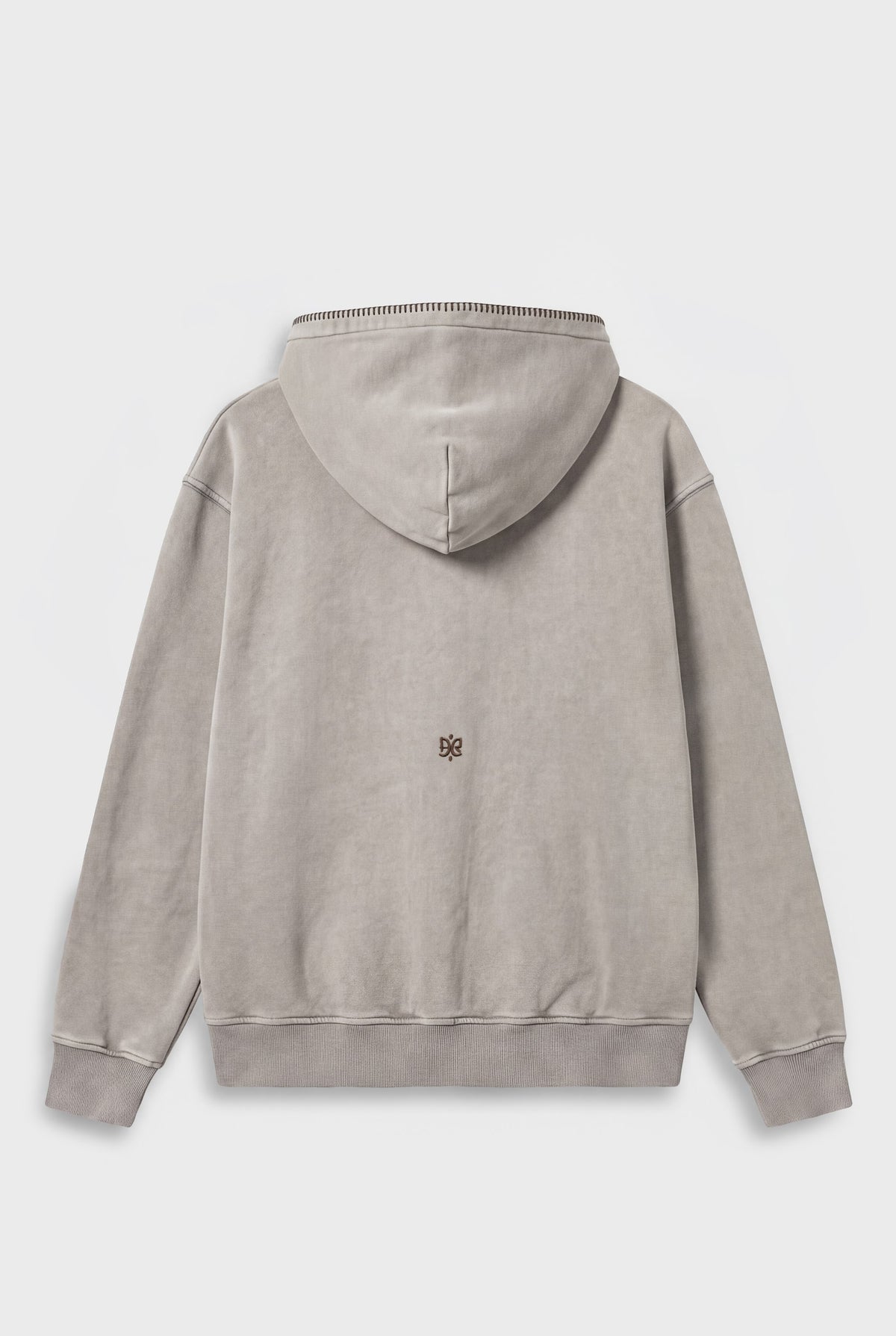 1117 Light Gray Hoodie - back