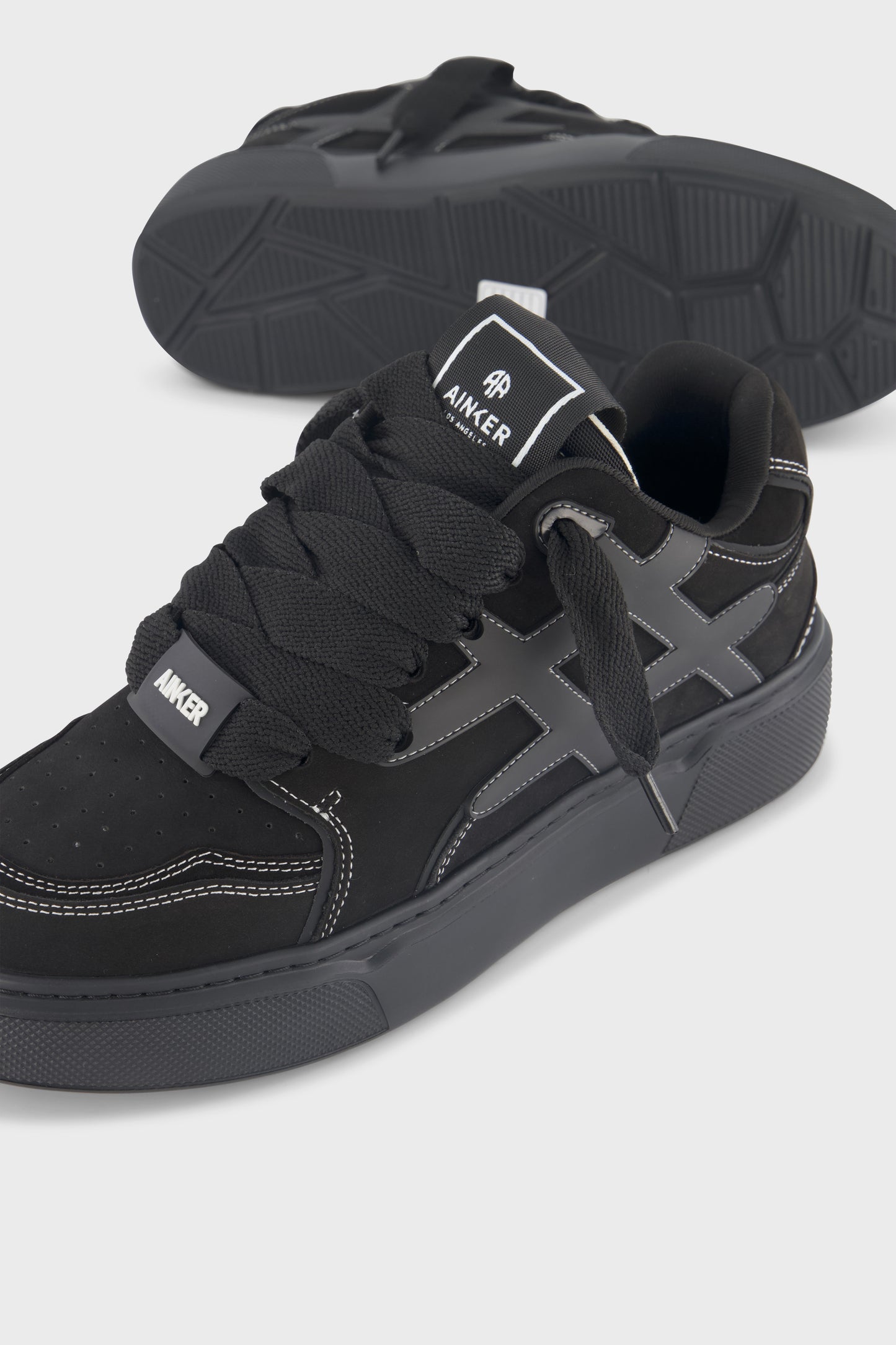 Backdoor Leather Suede Black