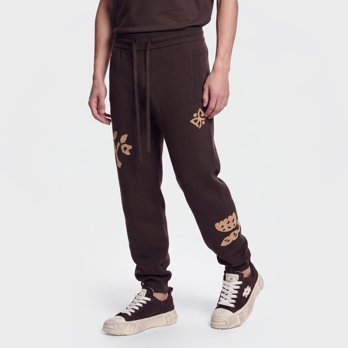 1127 Brown Knit Pant