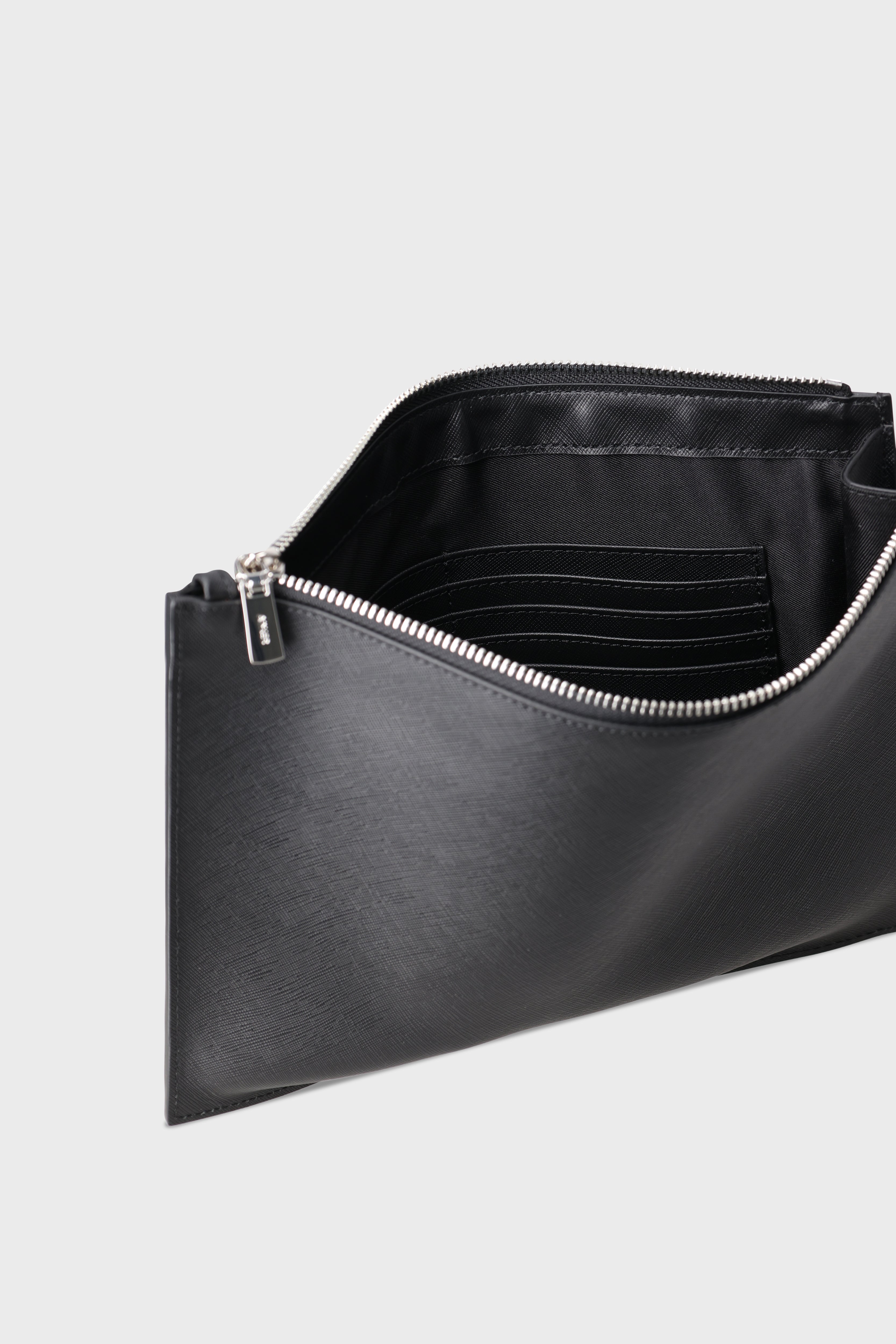 Black 690 Clutch Saffiano Bag