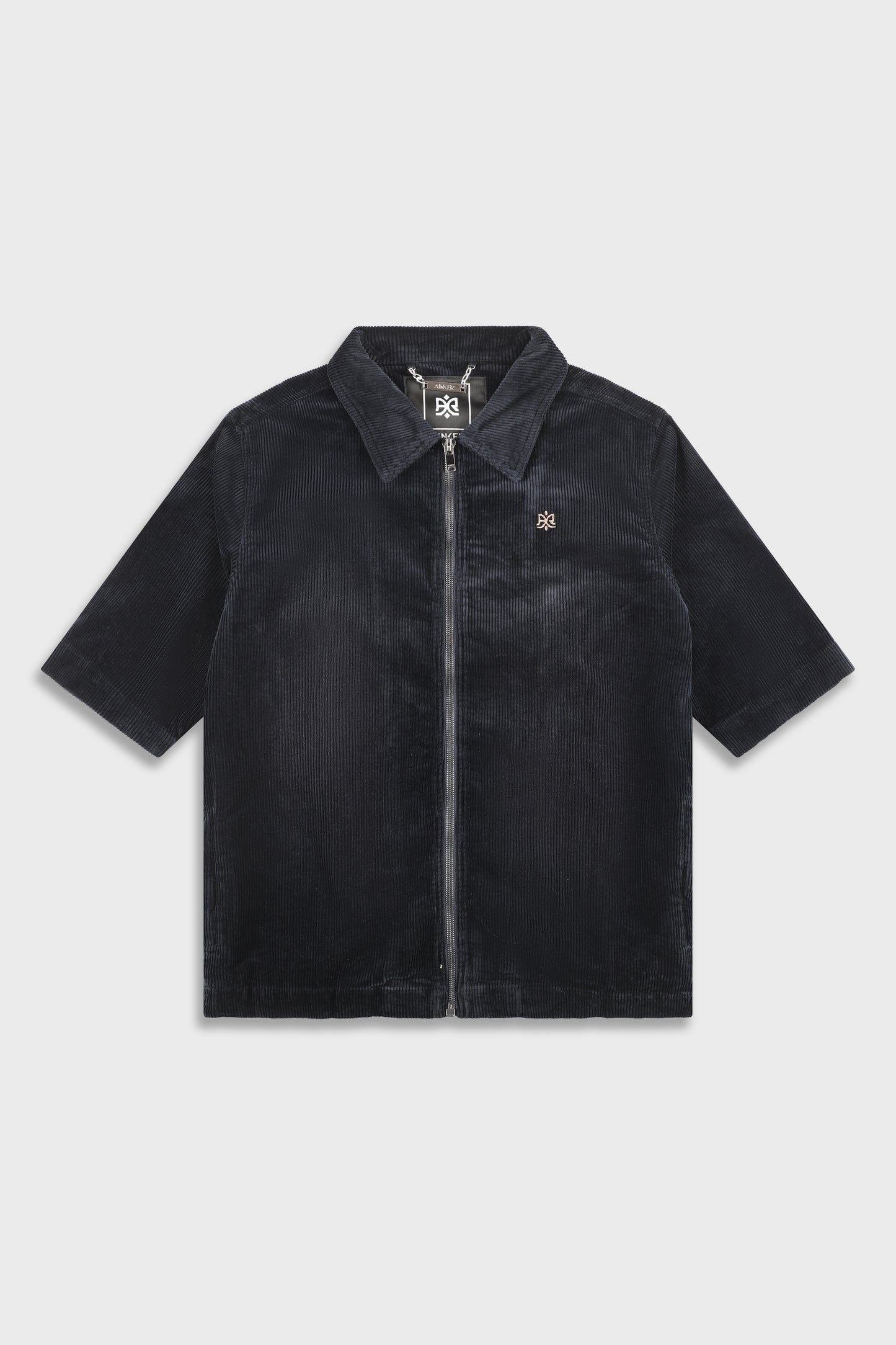 Wash Corduroy 708 Navy Short Jacket