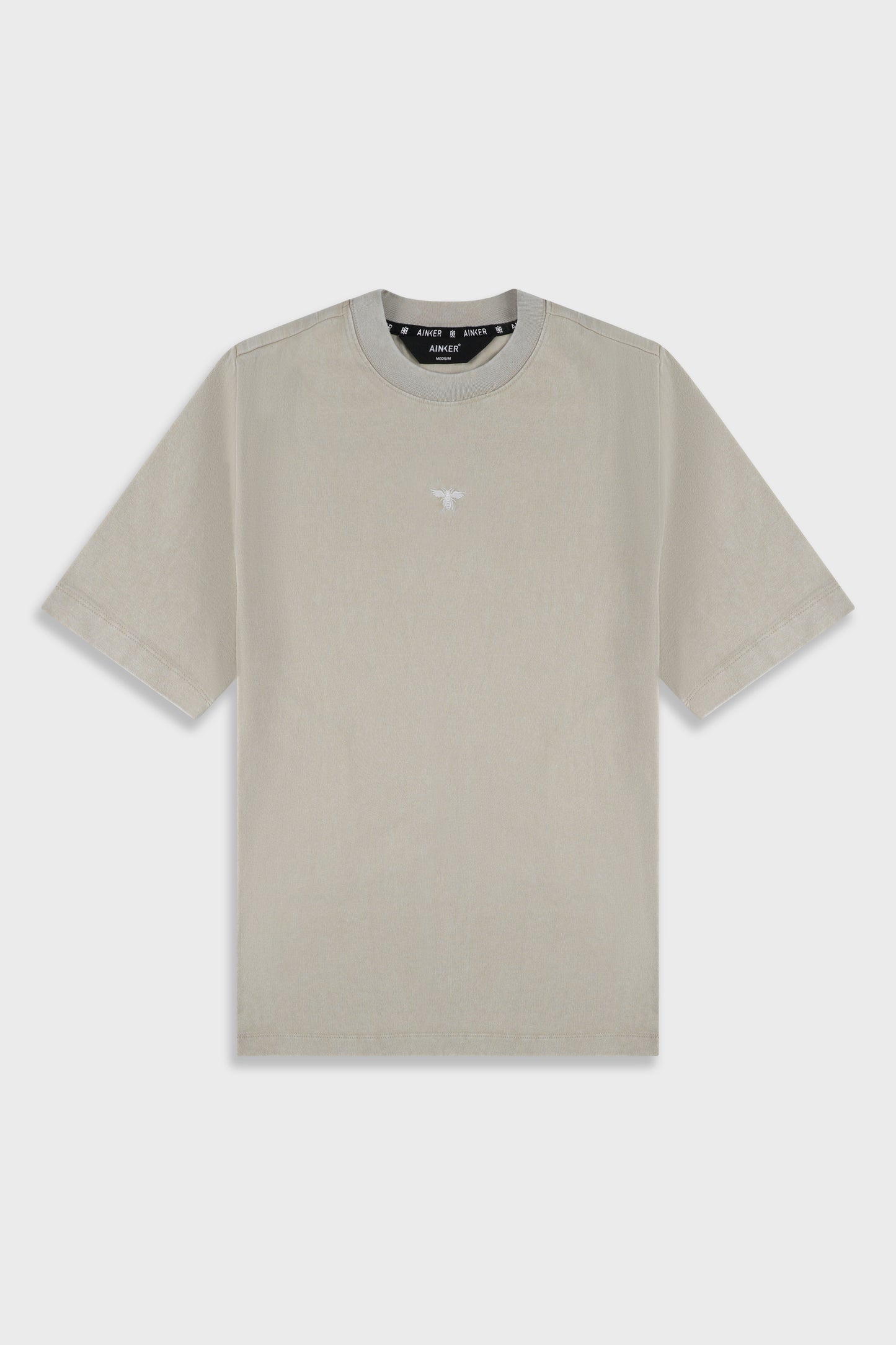 Cotton Wash 856 Beige T-Shirt