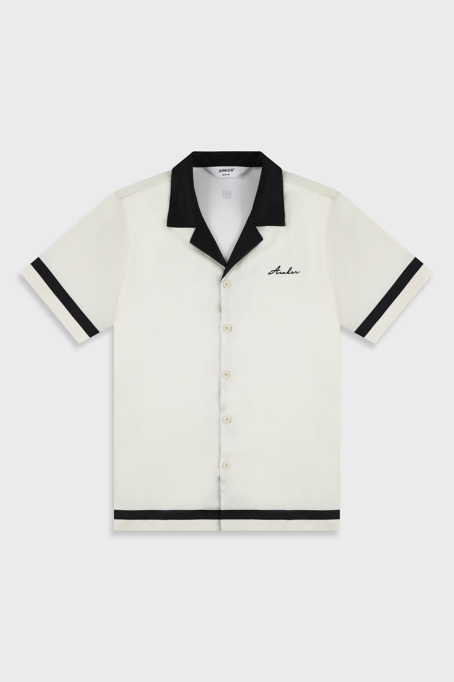 Satin 841 White Shirt