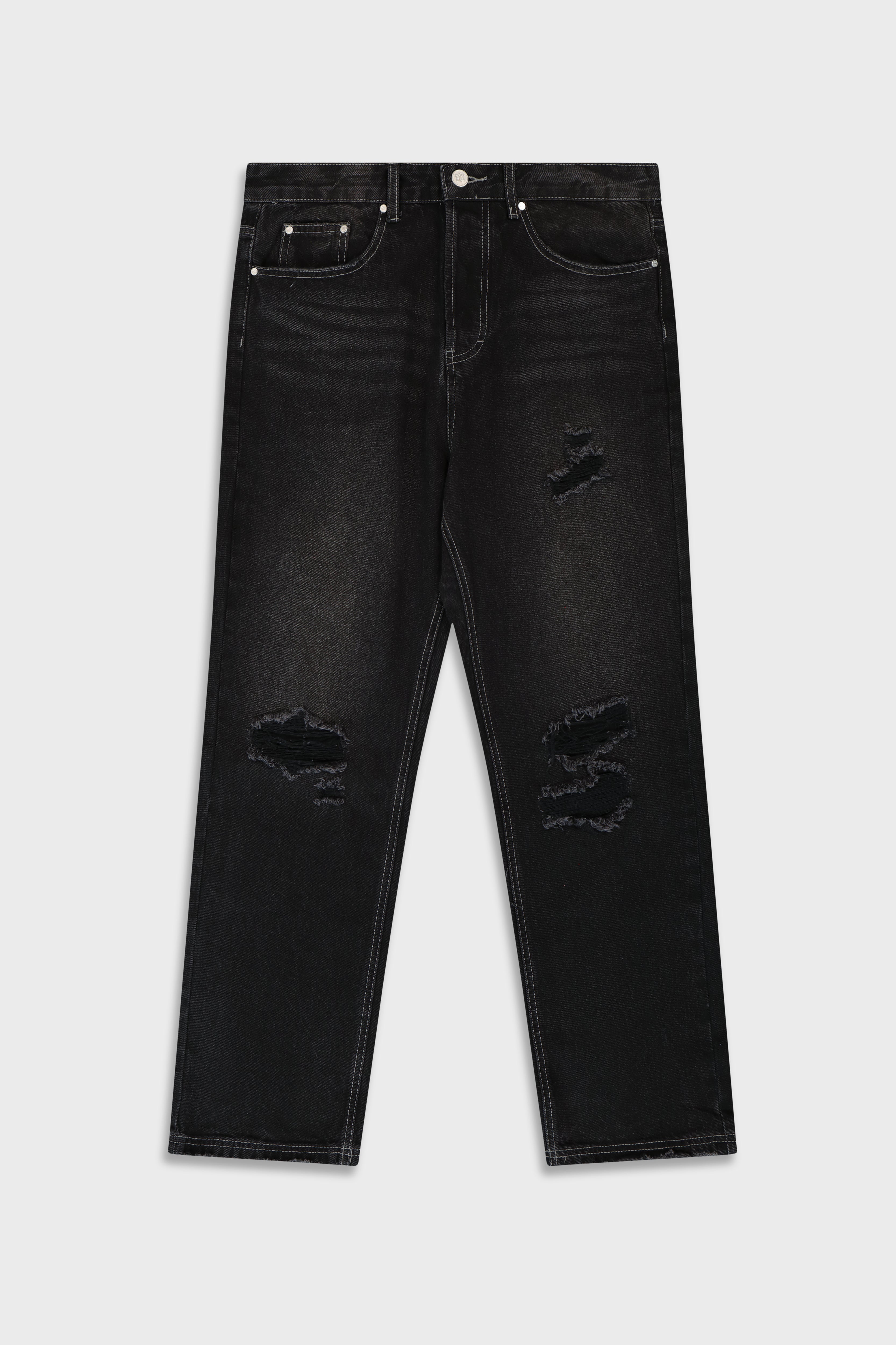 Rexford Black 382 Relax Fit Jeans
