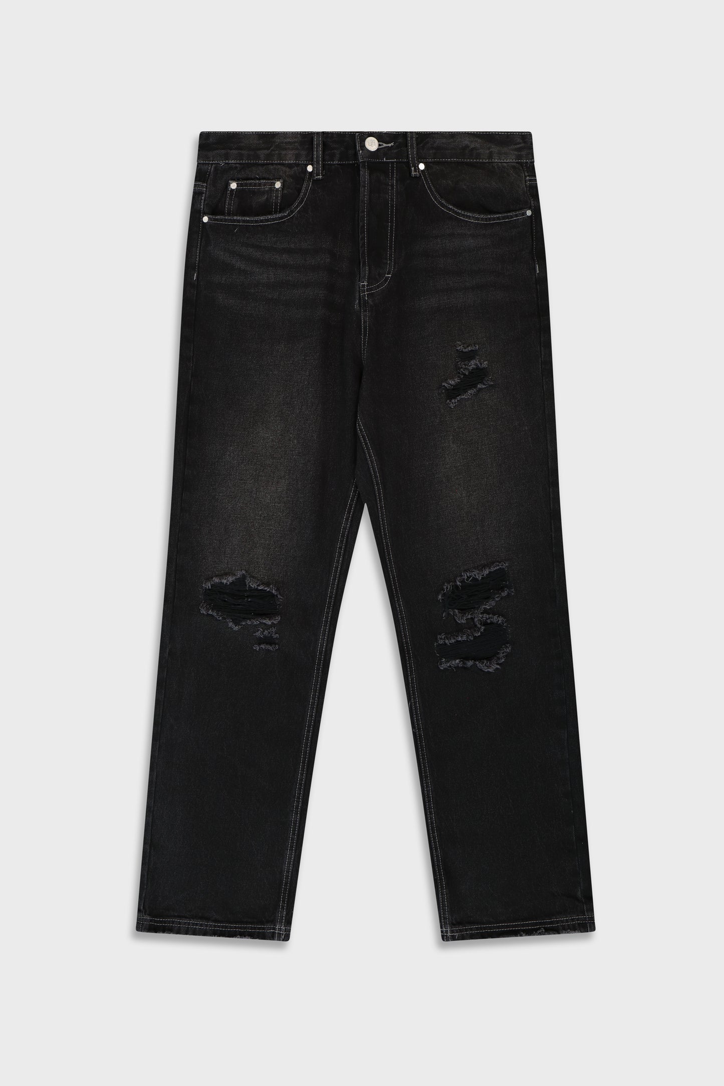 Rexford Black 382 Relax Fit Jeans