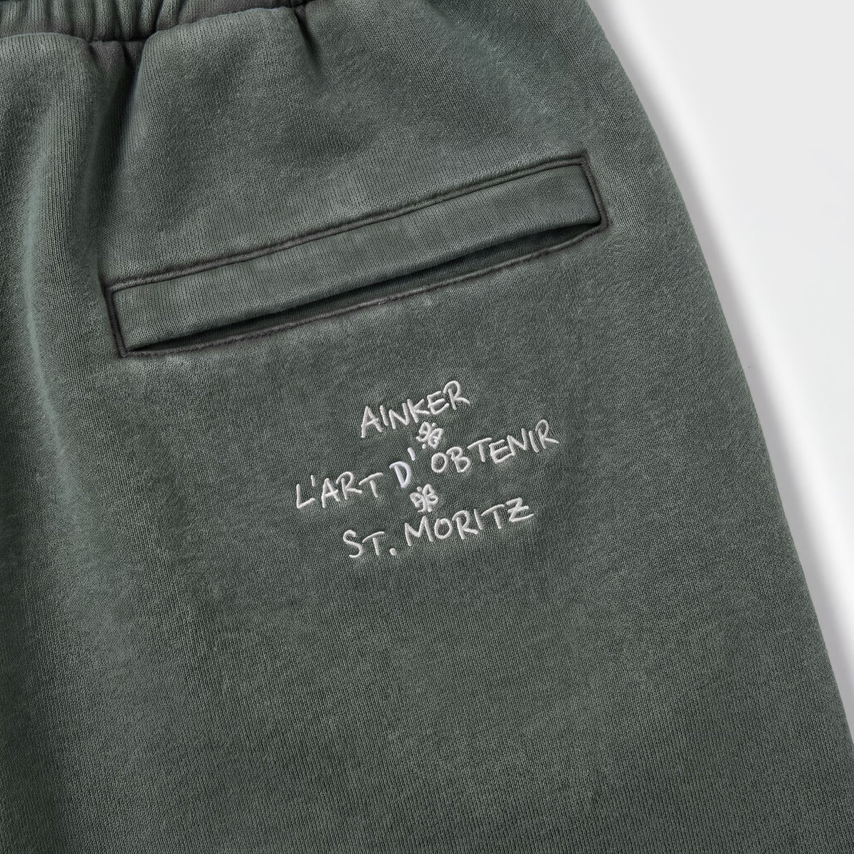 1117 Gray Pant - detail