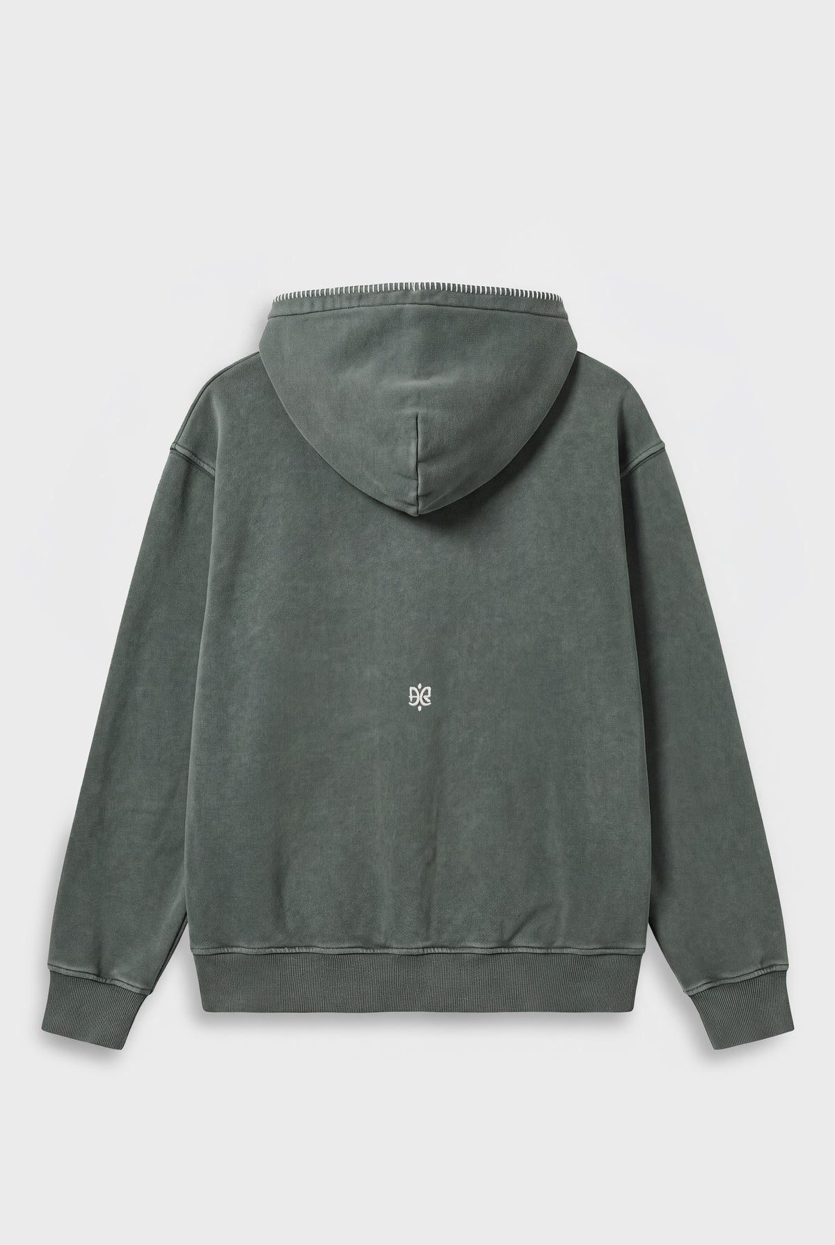 1117 Gray Hoodie - back