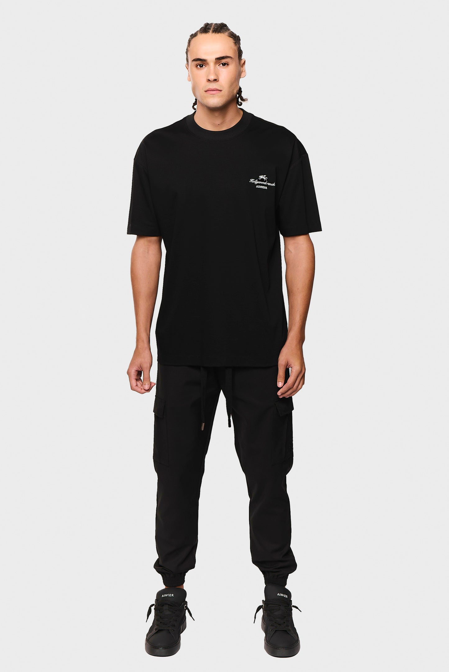 Mercerized 544 Black T-Shirt