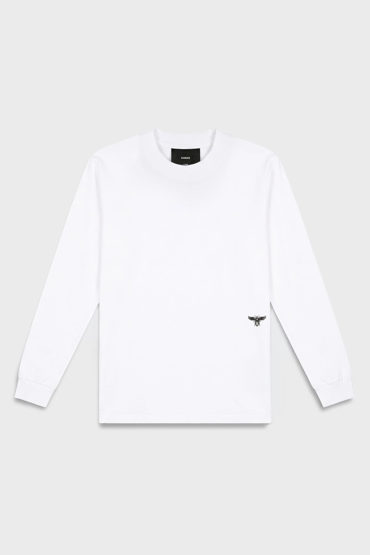 Mercerized 1025 Long White T-Shirt