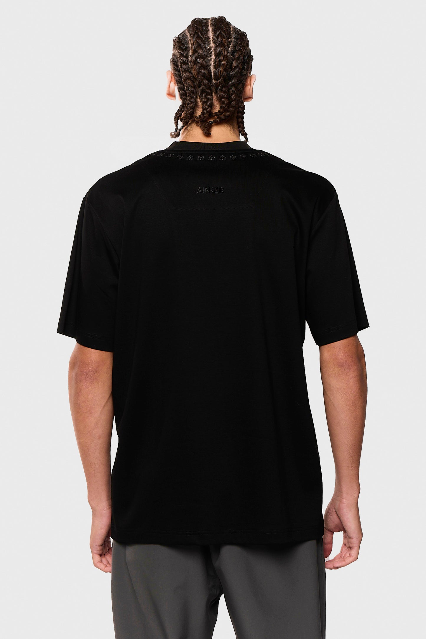 Mercerized 677 Black T-Shirt