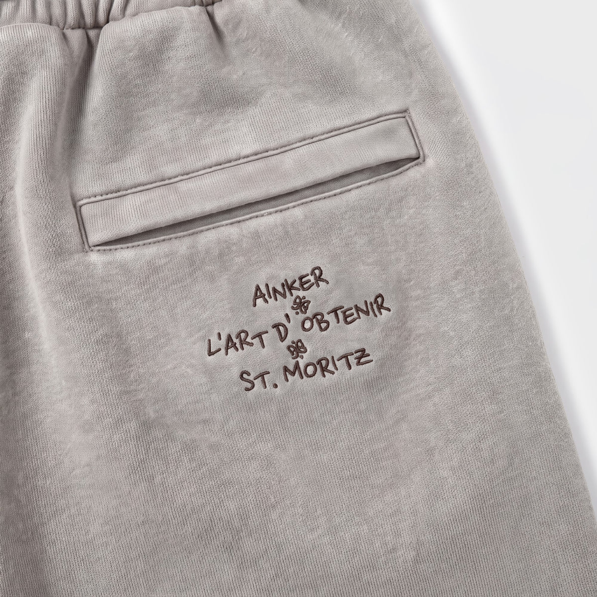 1117 Light Gray Pant - detail