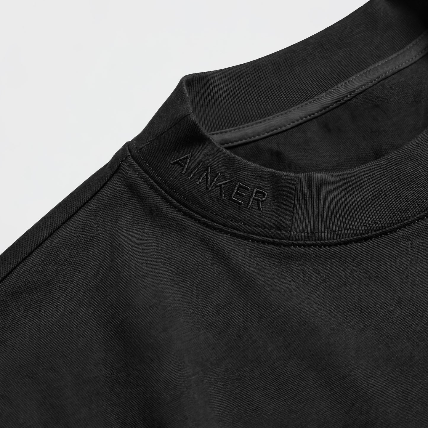 Mercerized 1004 Black T-Shirt