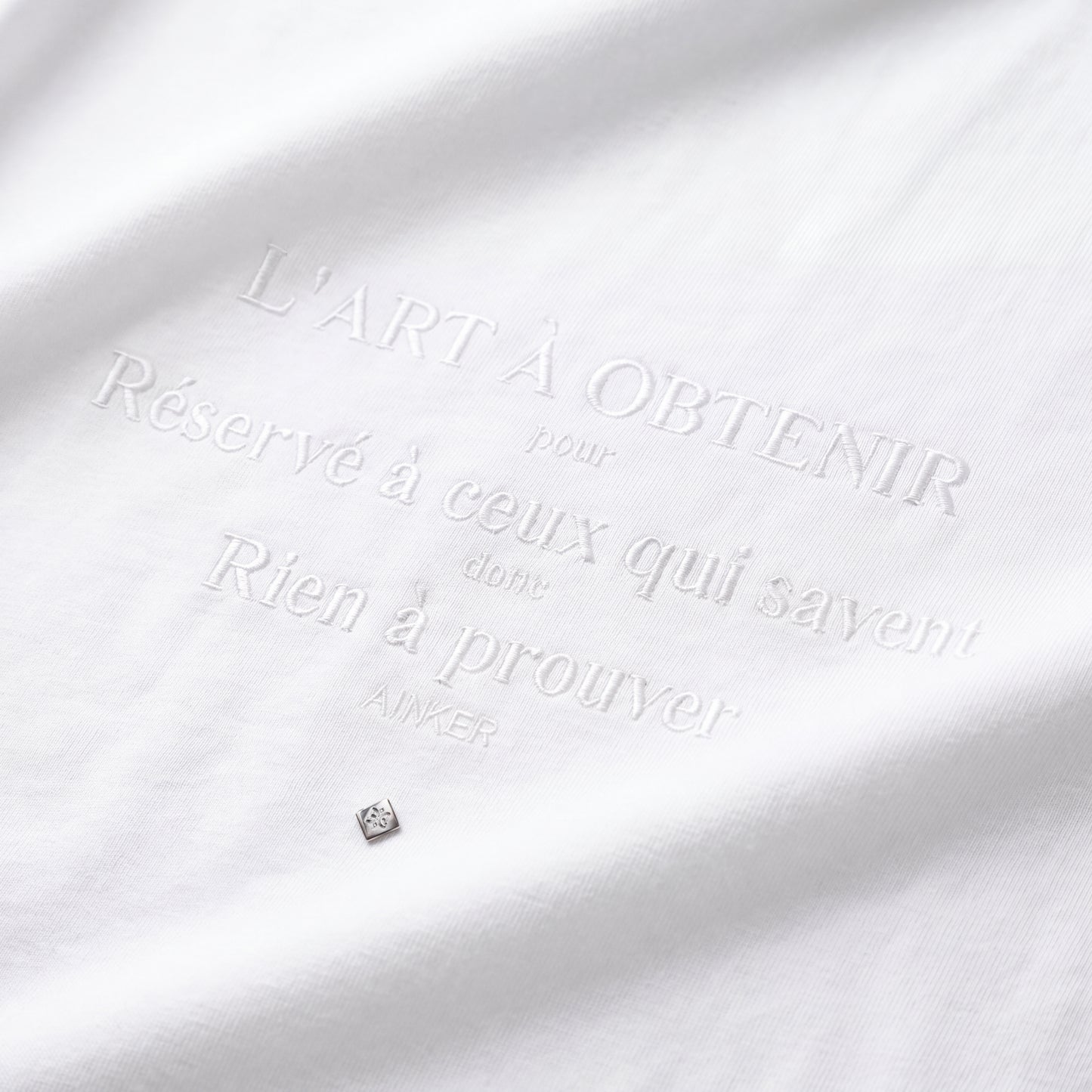 Mercerized 1114 White T-Shirt