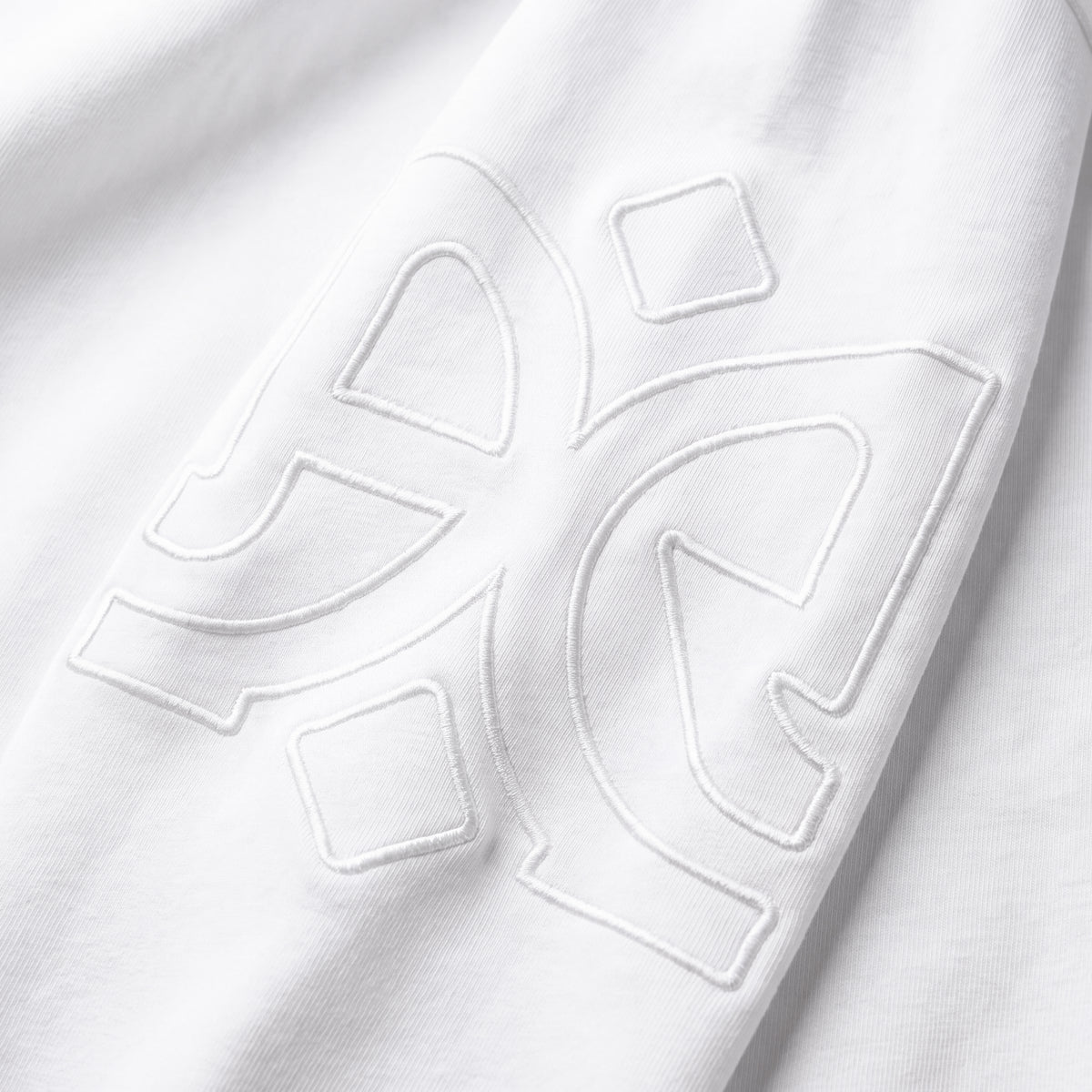 Mercerized 1022 Long White T-Shirt