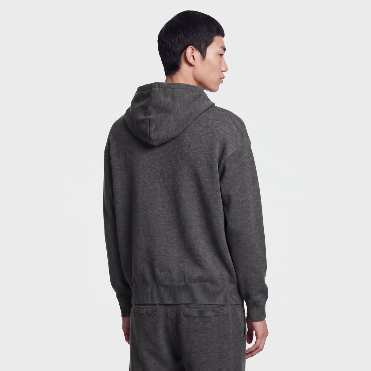 1126 Gray Cashmire Hoodie
