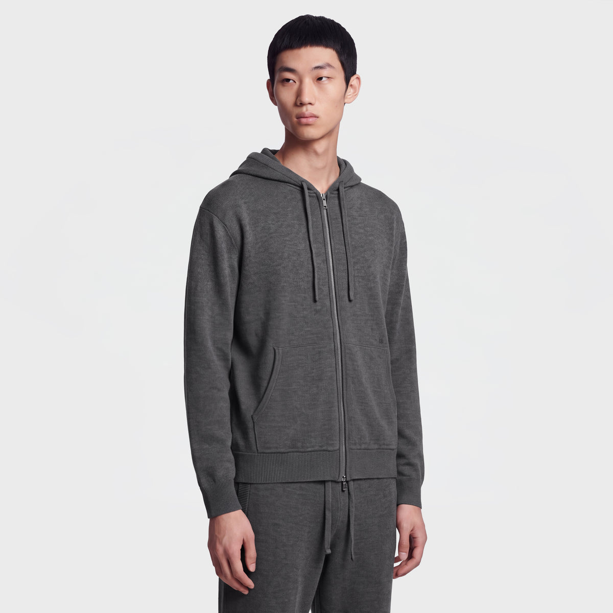 1126 Gray Cashmire Hoodie