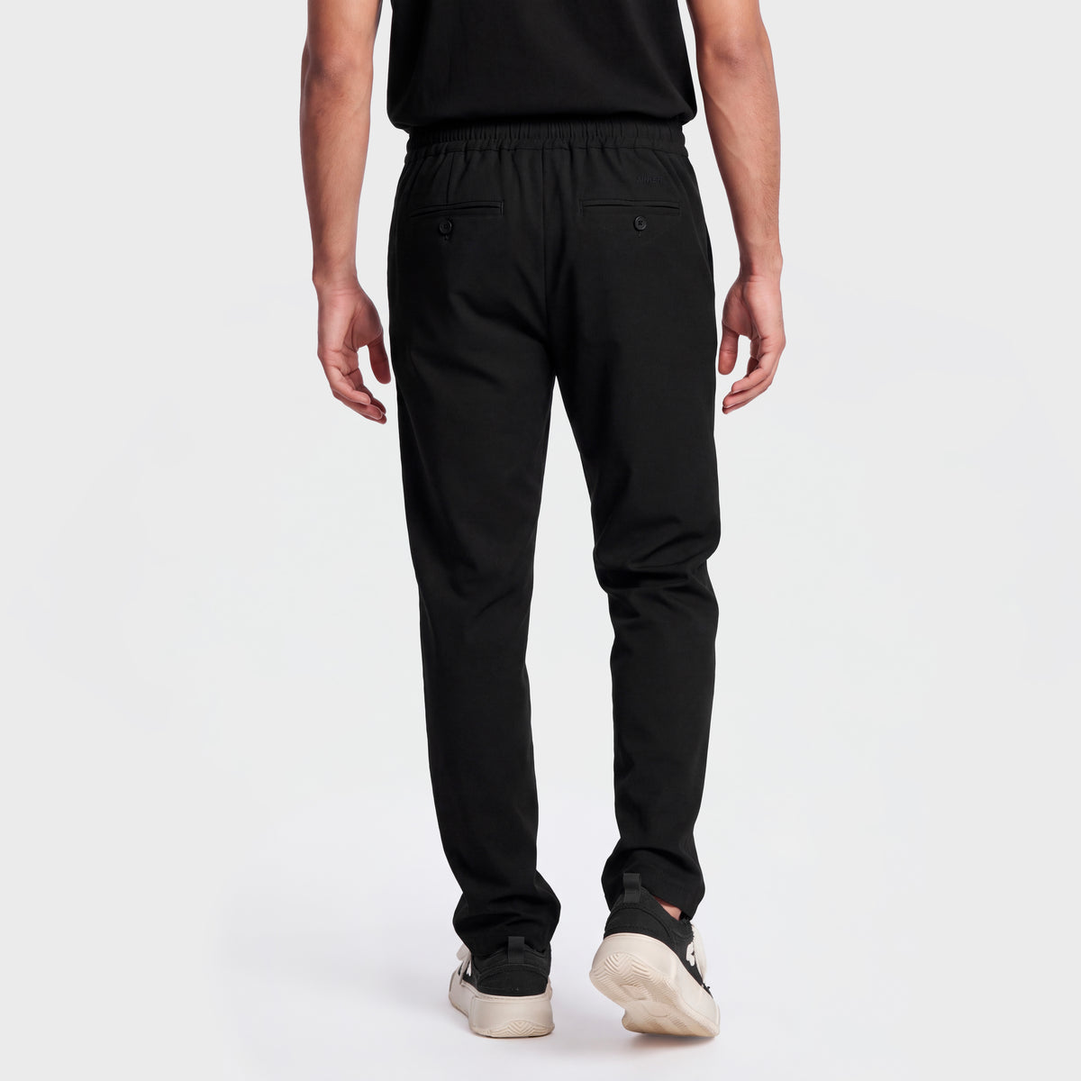 Wool Blend 1081 Black Pant
