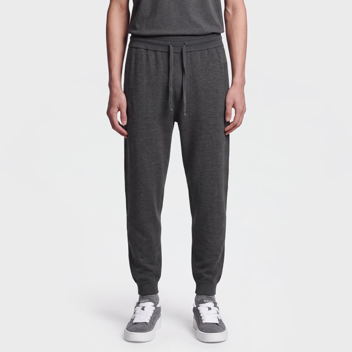 1126 Gray Cashmire Pant