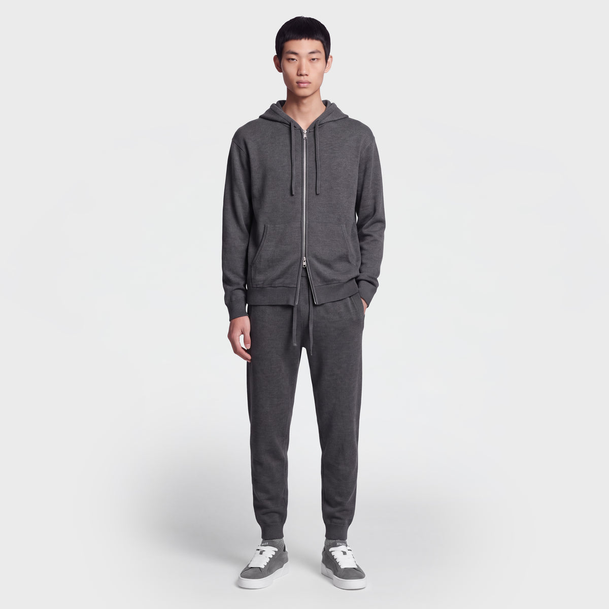1126 Gray Cashmire Pant