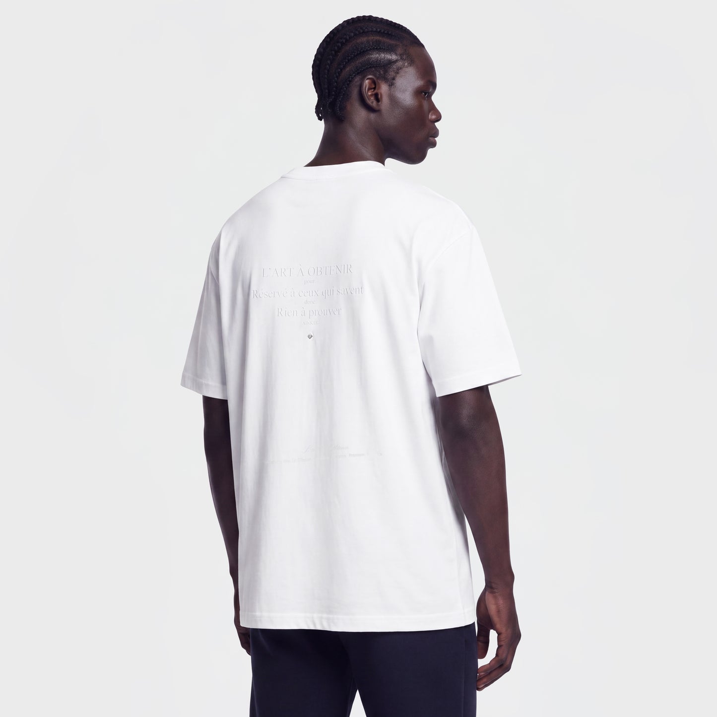 Mercerized 1114 White T-Shirt