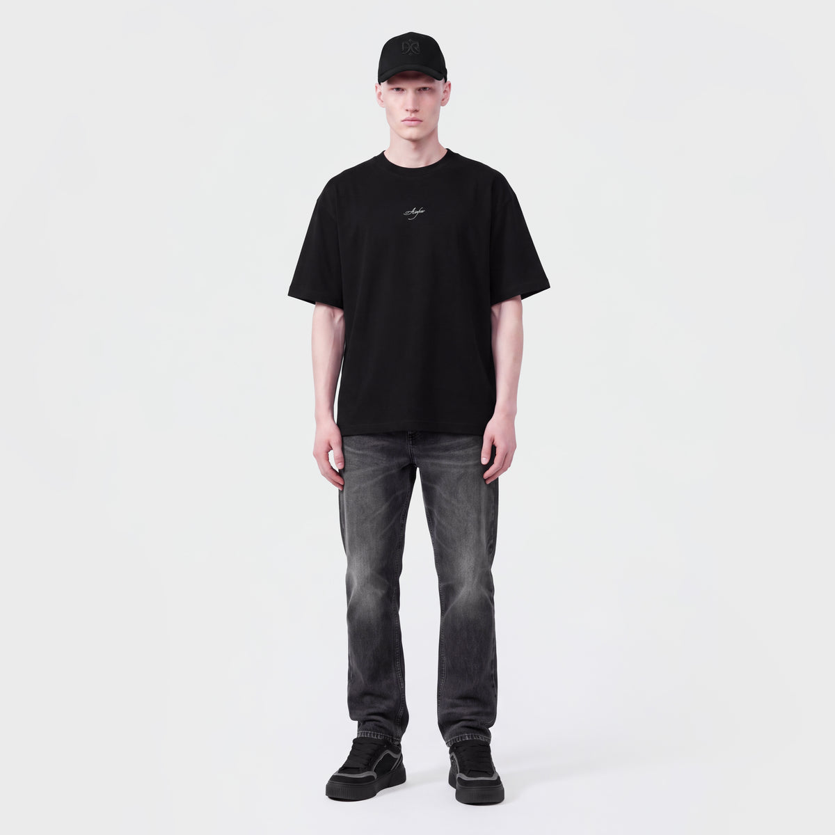 Mercerized 1011 Black T-Shirt