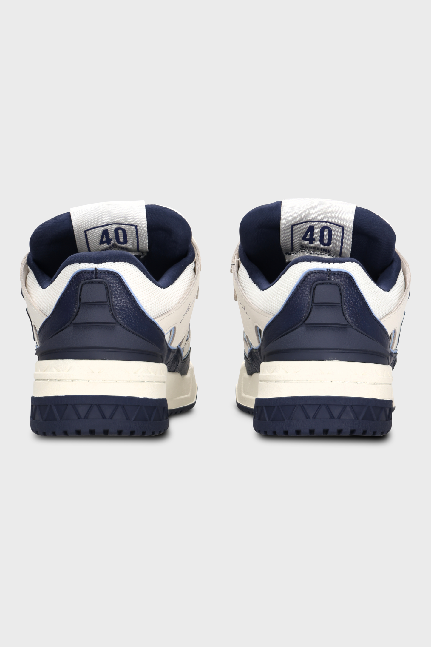 Baseline Leather White/Blue