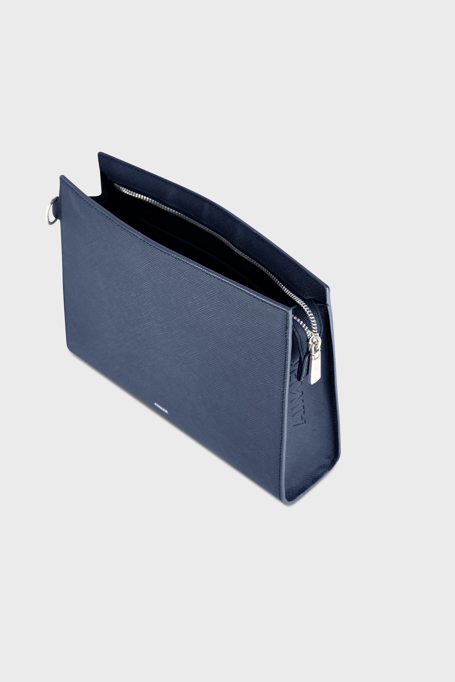 Navy 691 Clutch Saffiano Bag