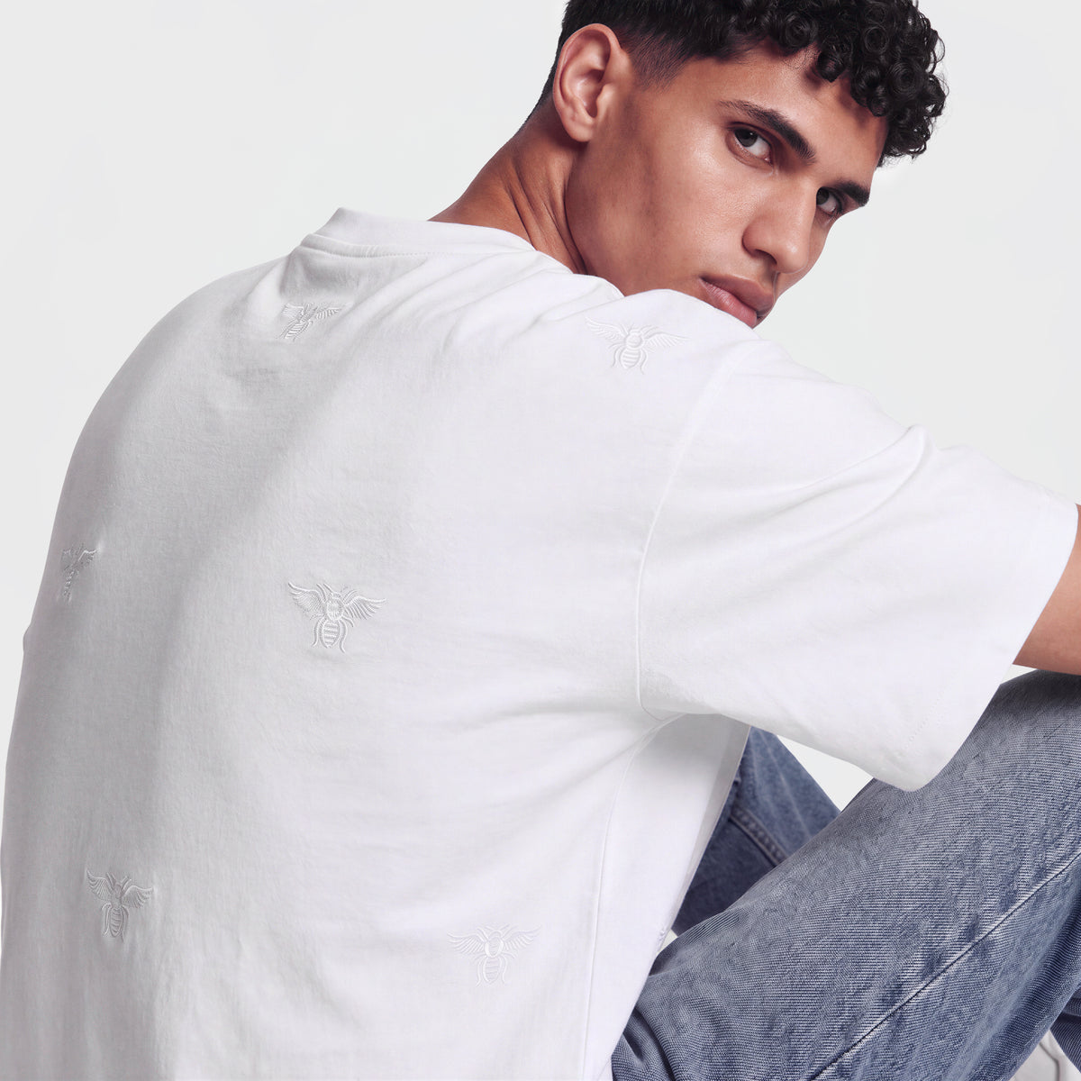 Mercerized 1002 White T-Shirt