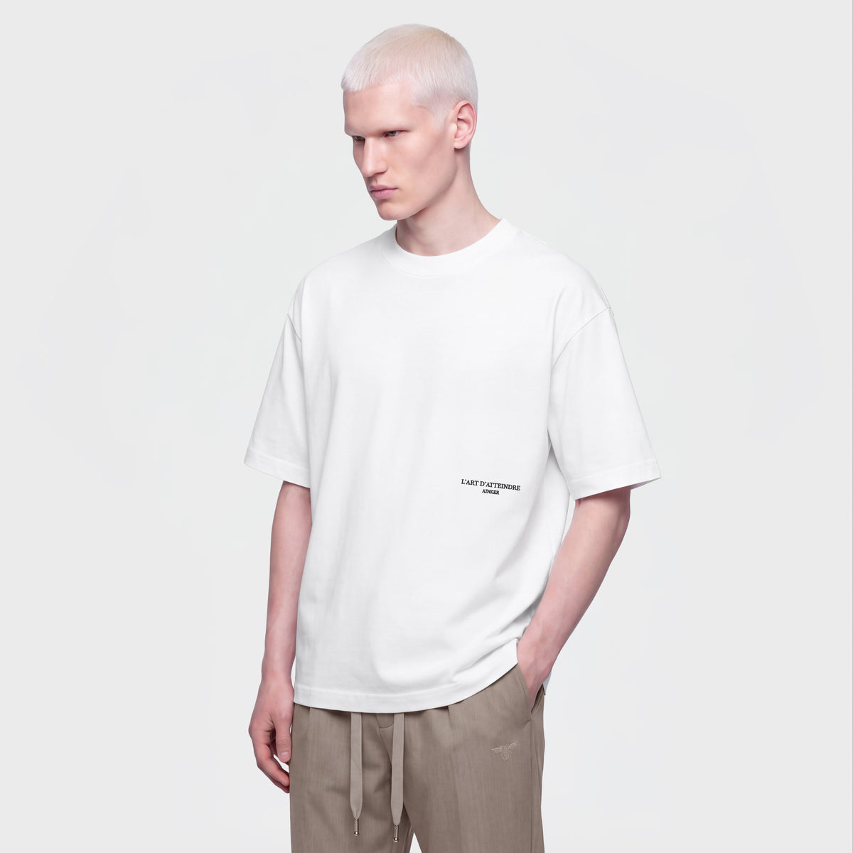 Mercerized 1132 White T-Shirt