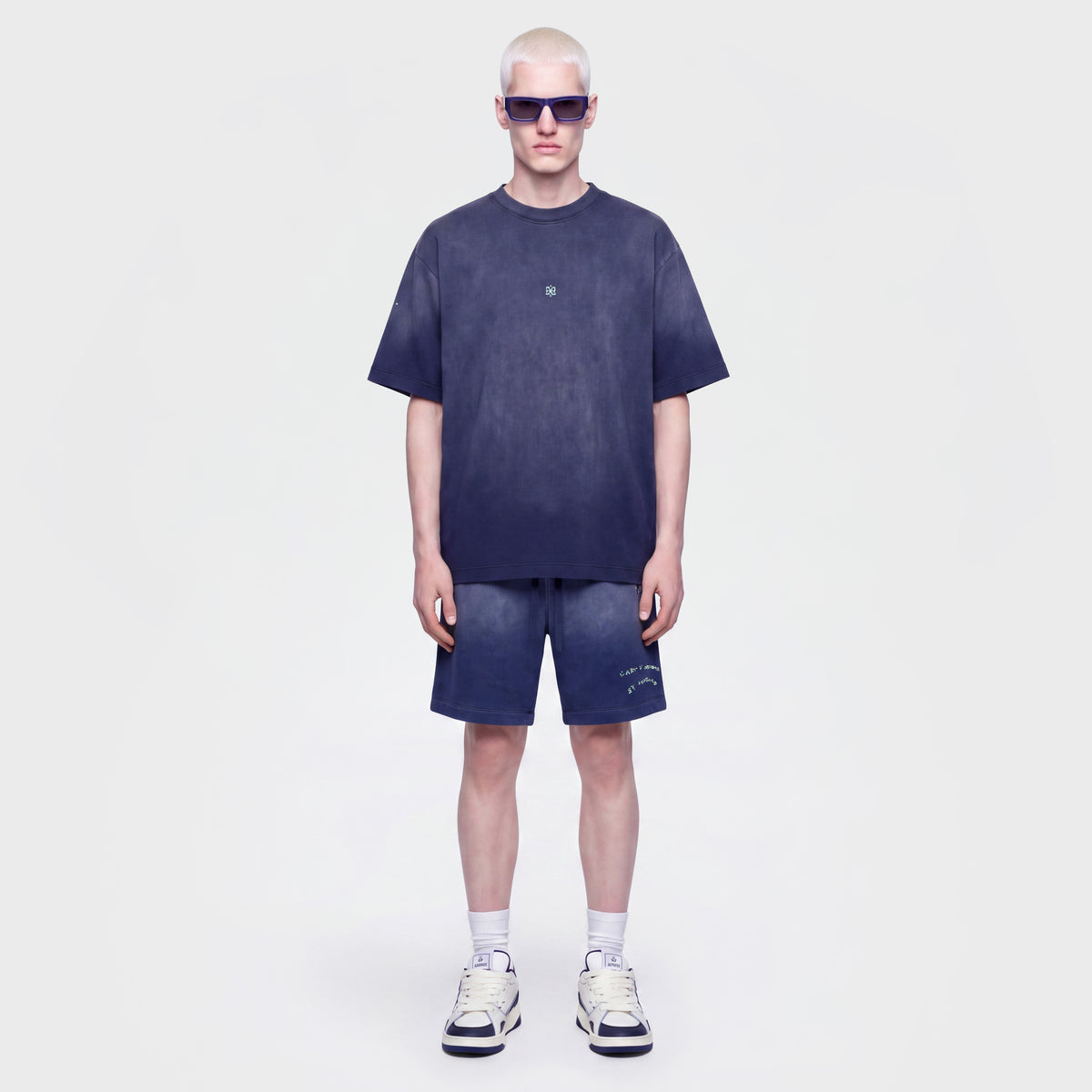 Cotton Wash 1108 Navy T-Shirt