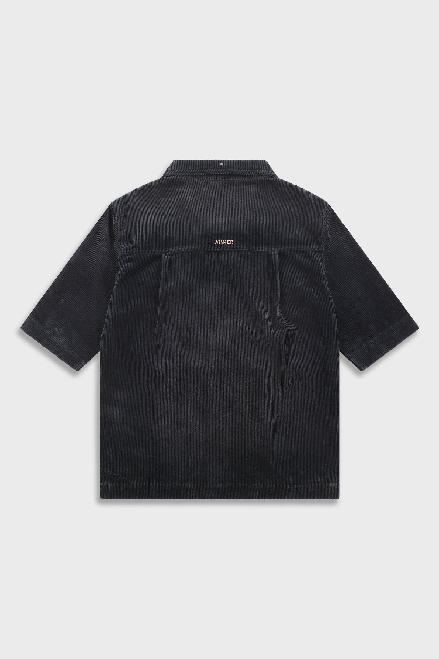 Wash Corduroy 708 Navy Short Jacket