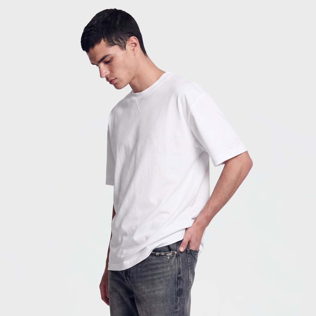 Mercerized 1012 White T-Shirt