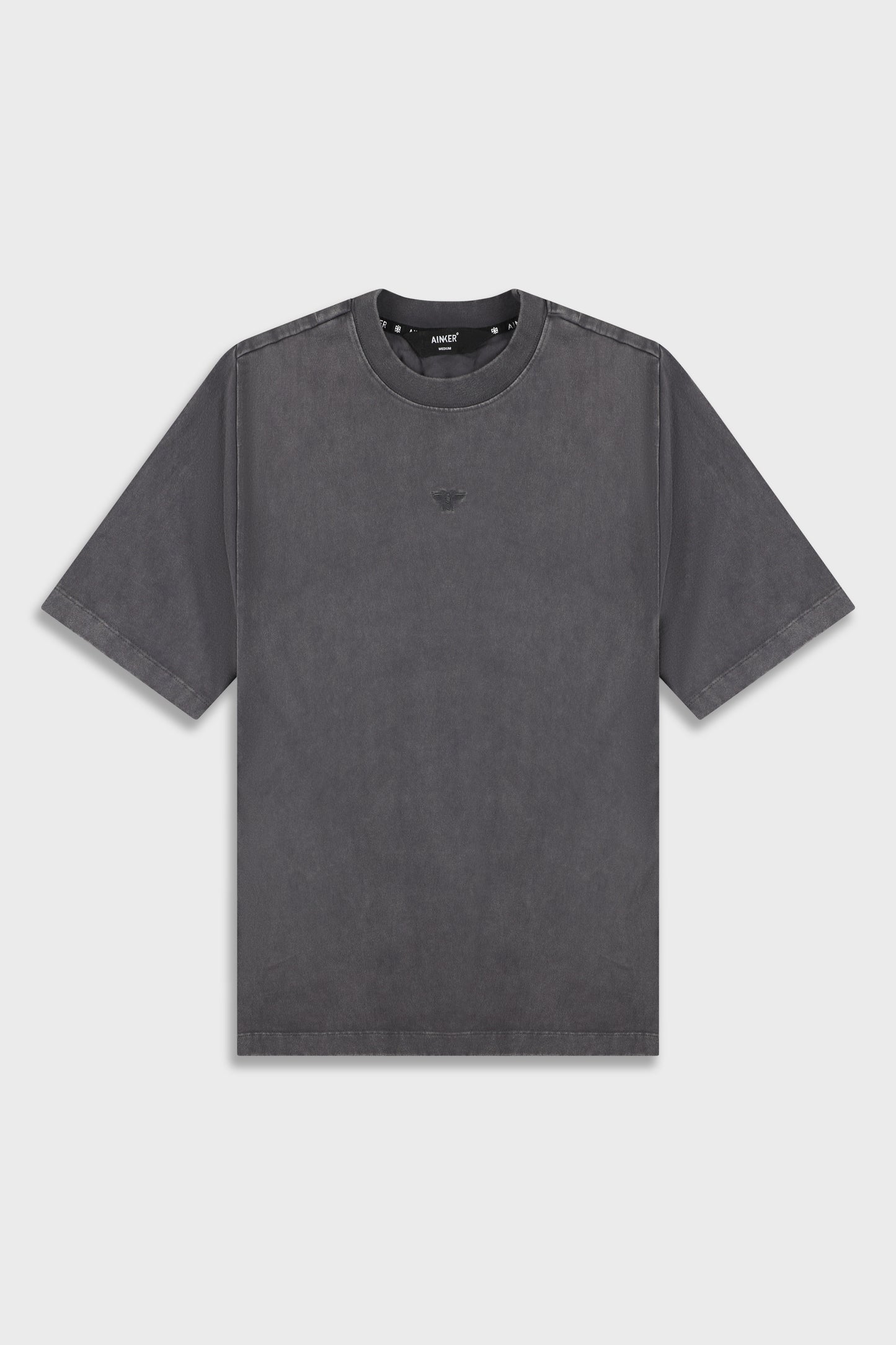 Cotton Wash 856 D.Gray T-Shirt