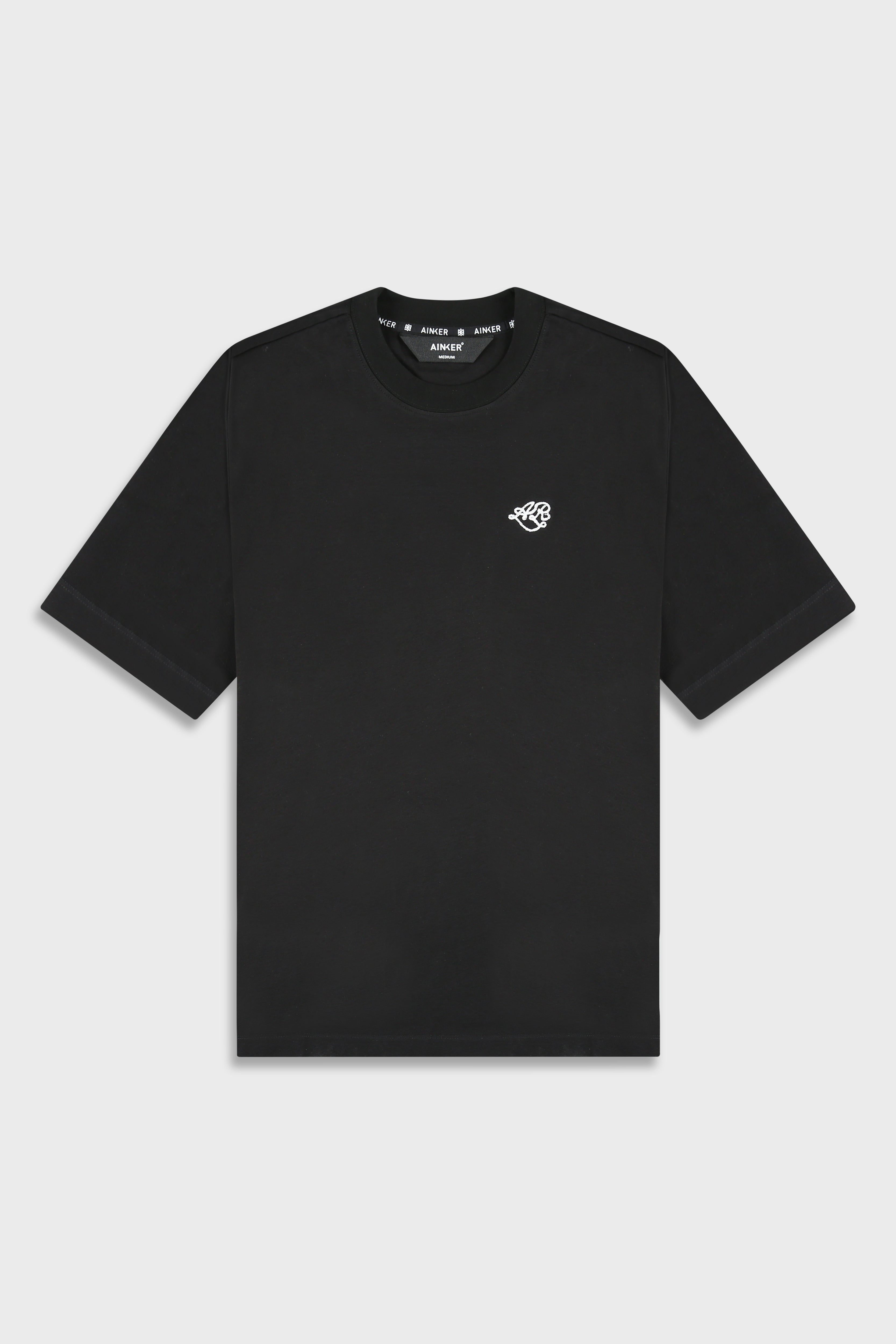 Mercerized 762 Black T-Shirt