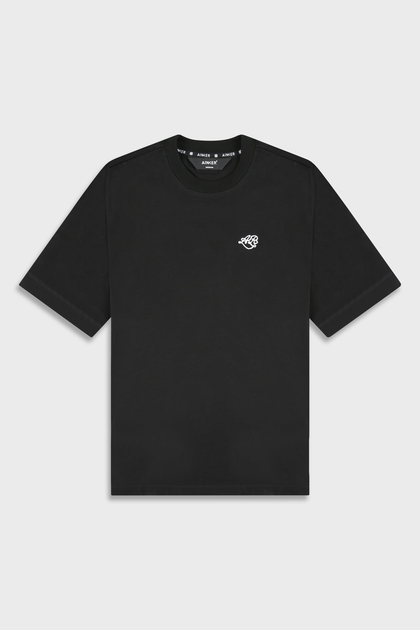 Mercerized 762 Black T-Shirt