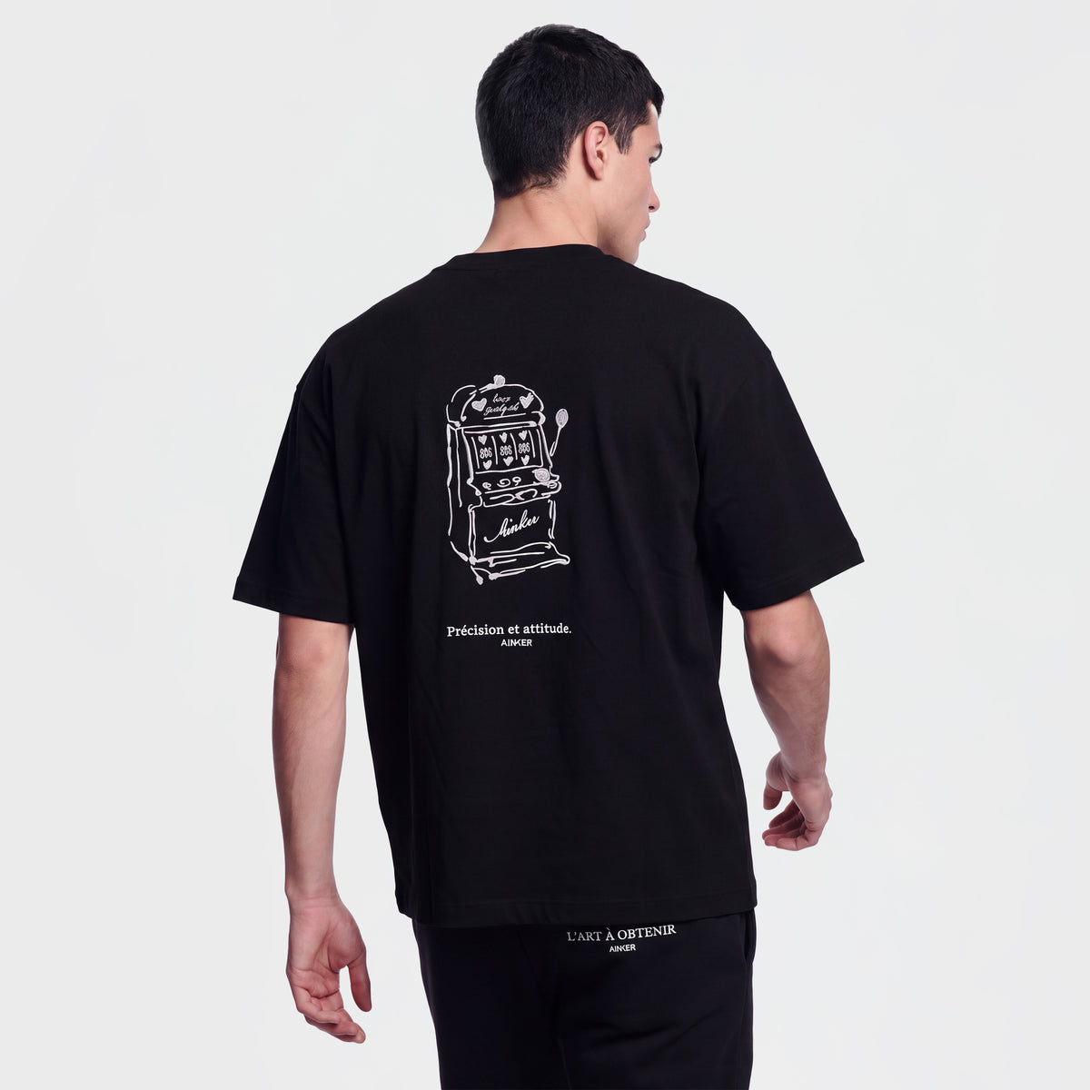 Mercerized 1163 Black T-Shirt