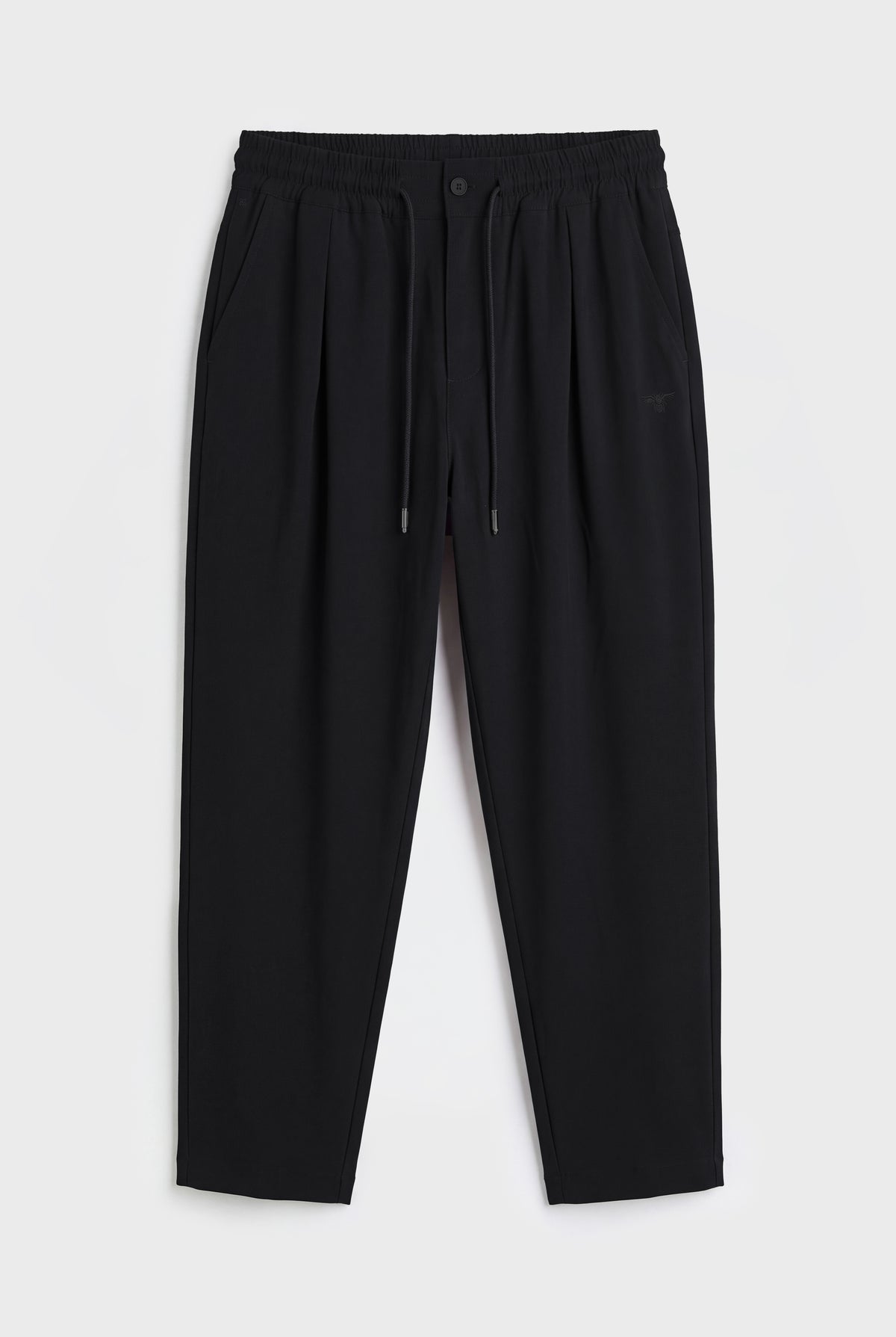 Wool Blend 1081 Black Pant